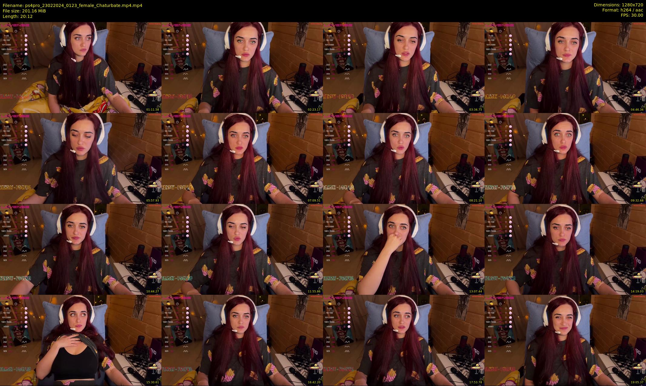 ps4pro — 21 minute Chaturbate female cam show recording, 720p, Feb 23, 2024
