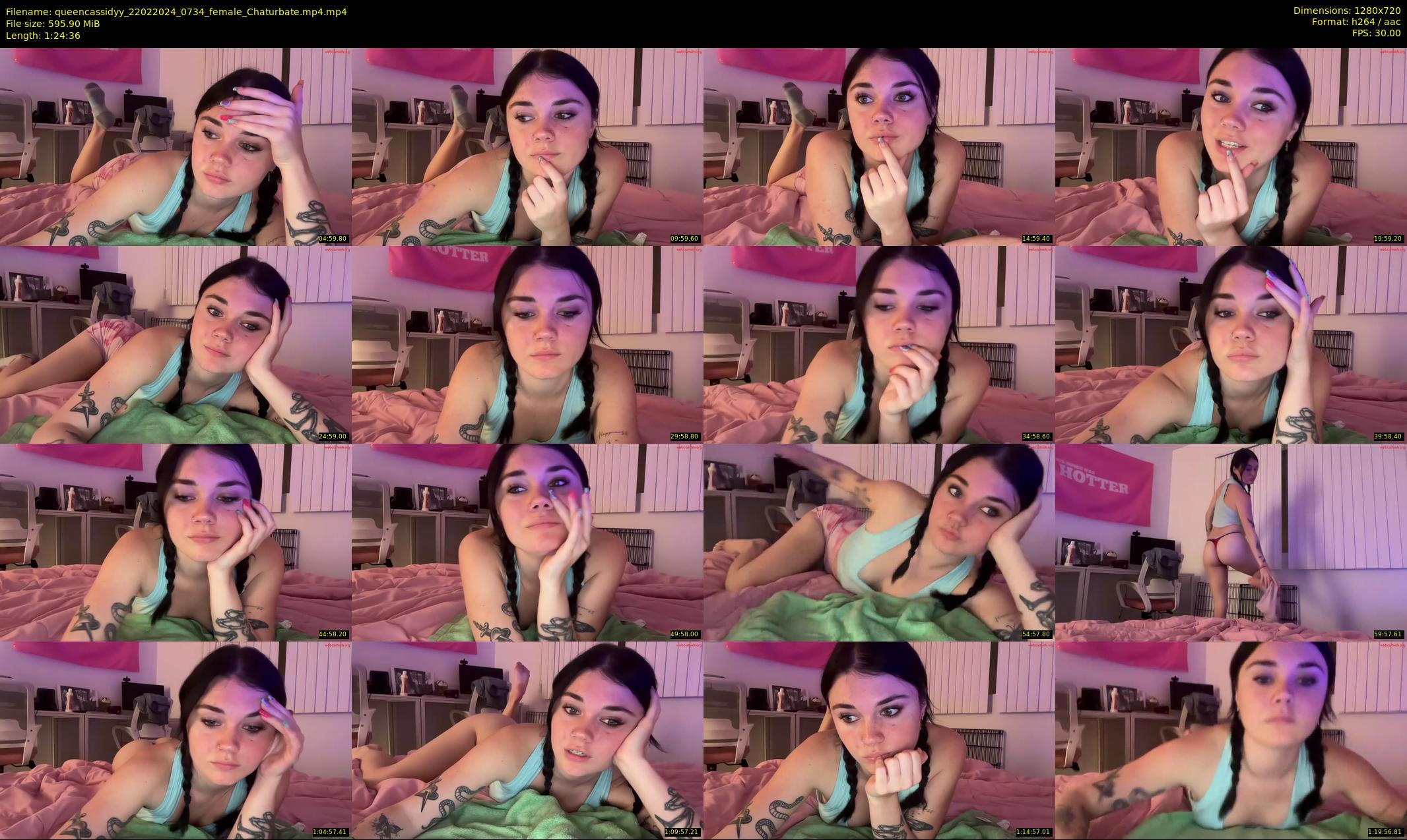queencassidyy — 85 minute Chaturbate female cam show recording, 720p, Feb 22, 2024