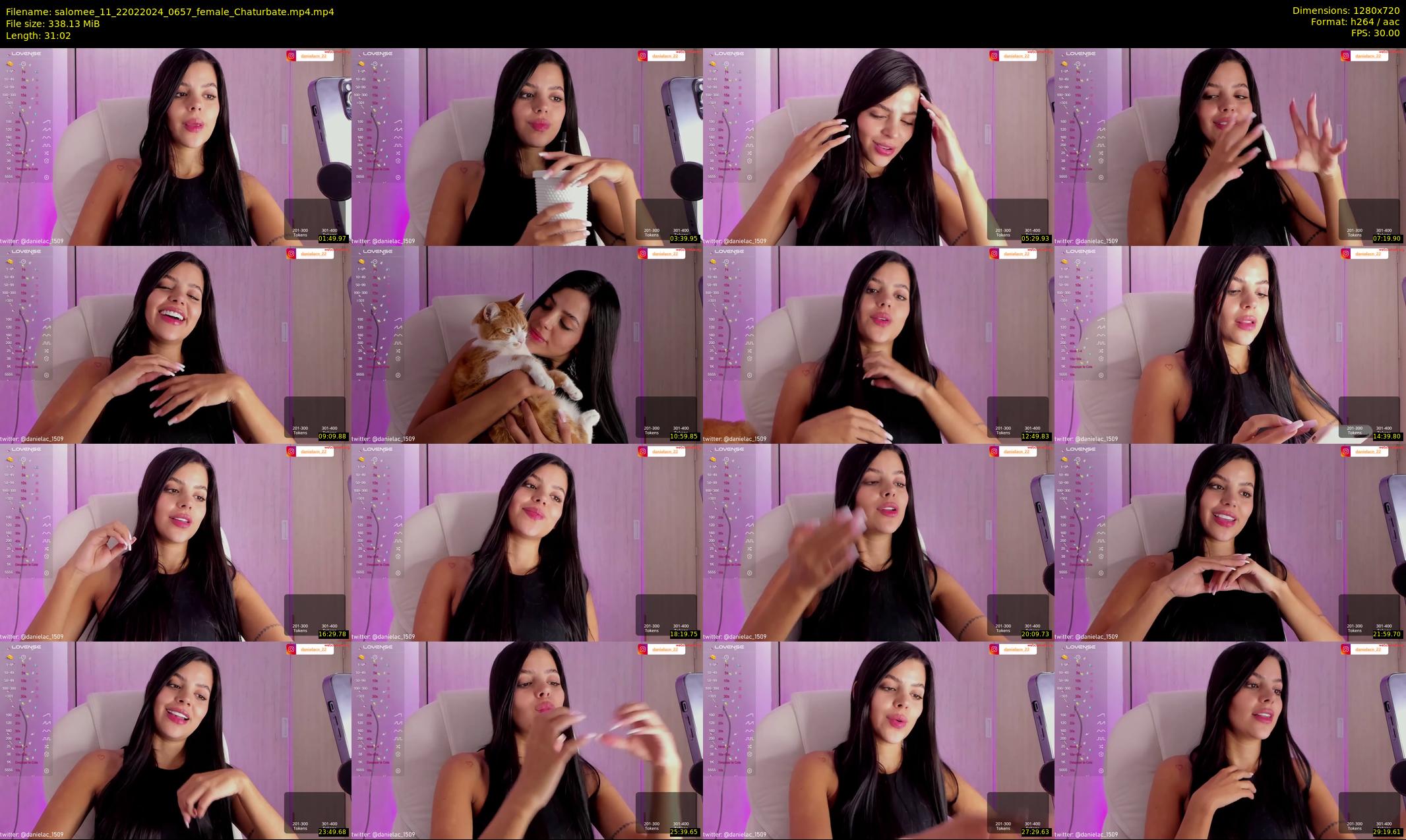 salomee_11 — 32 minute Chaturbate female cam show recording, 720p, Feb 22, 2024