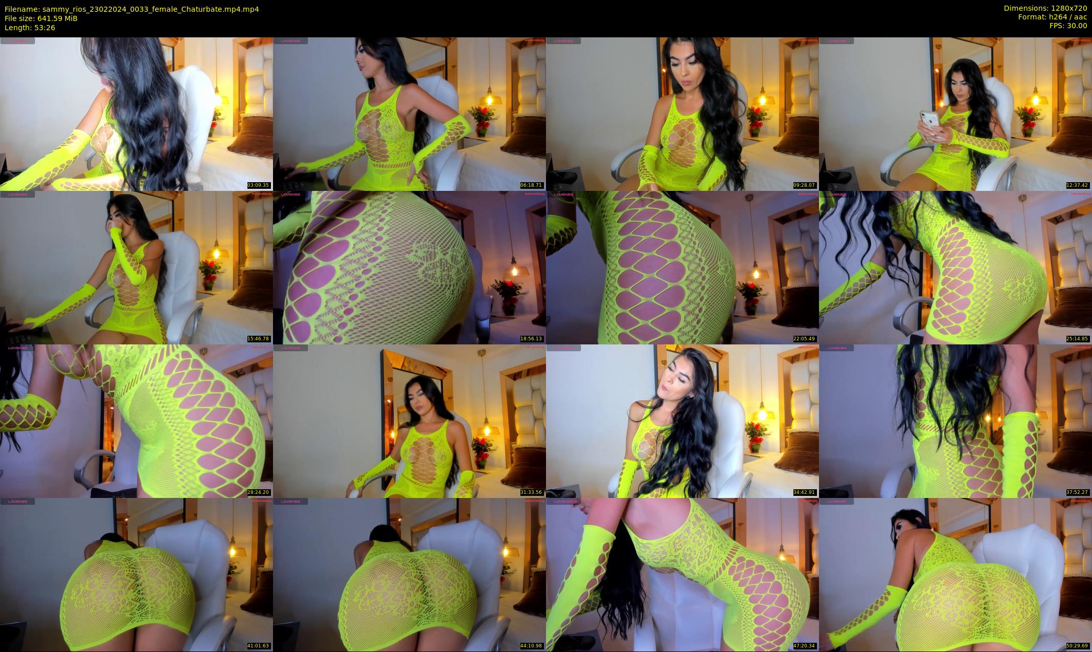 sammy_rios — 54 minute Chaturbate female cam show recording, 720p, Feb 23, 2024