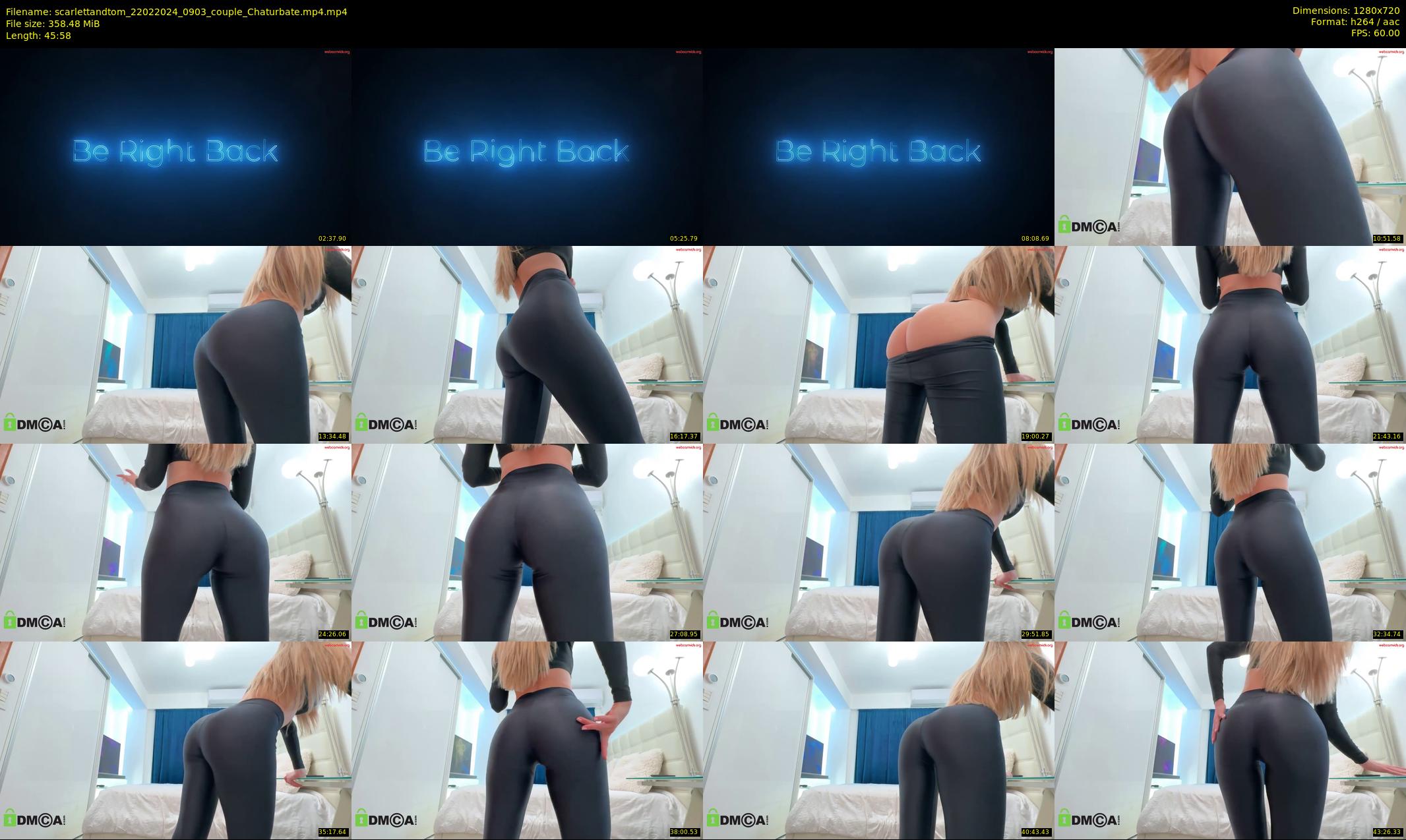 scarlettandtom — 46 minute Chaturbate couple cam show recording, 720p, Feb 22, 2024