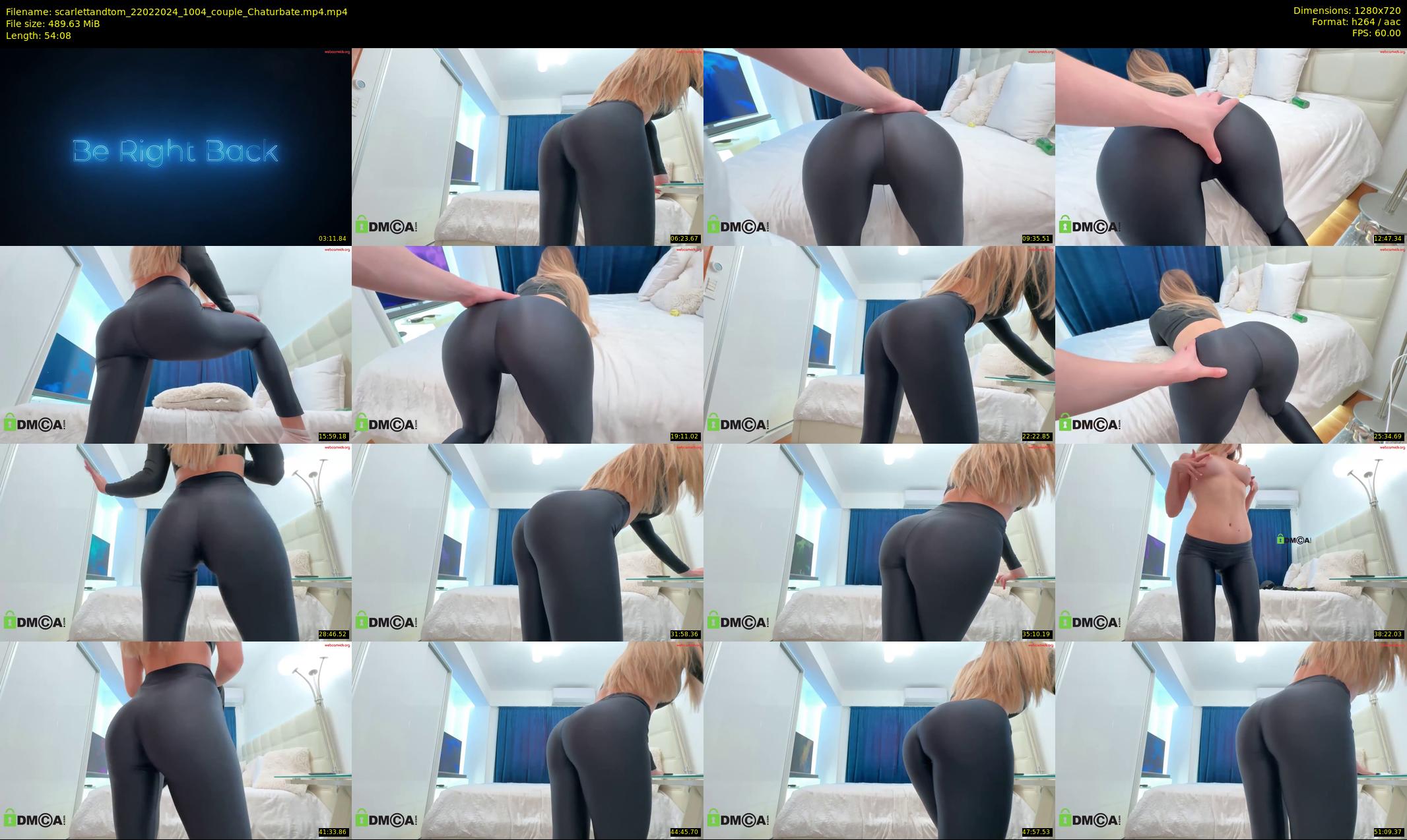 scarlettandtom — 55 minute Chaturbate couple cam show recording, 720p, Feb 22, 2024
