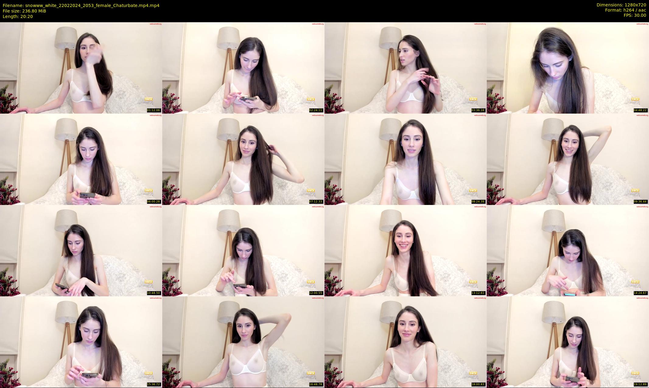 snowww_white — 21 minute Chaturbate female cam show recording, 720p, Feb 22, 2024