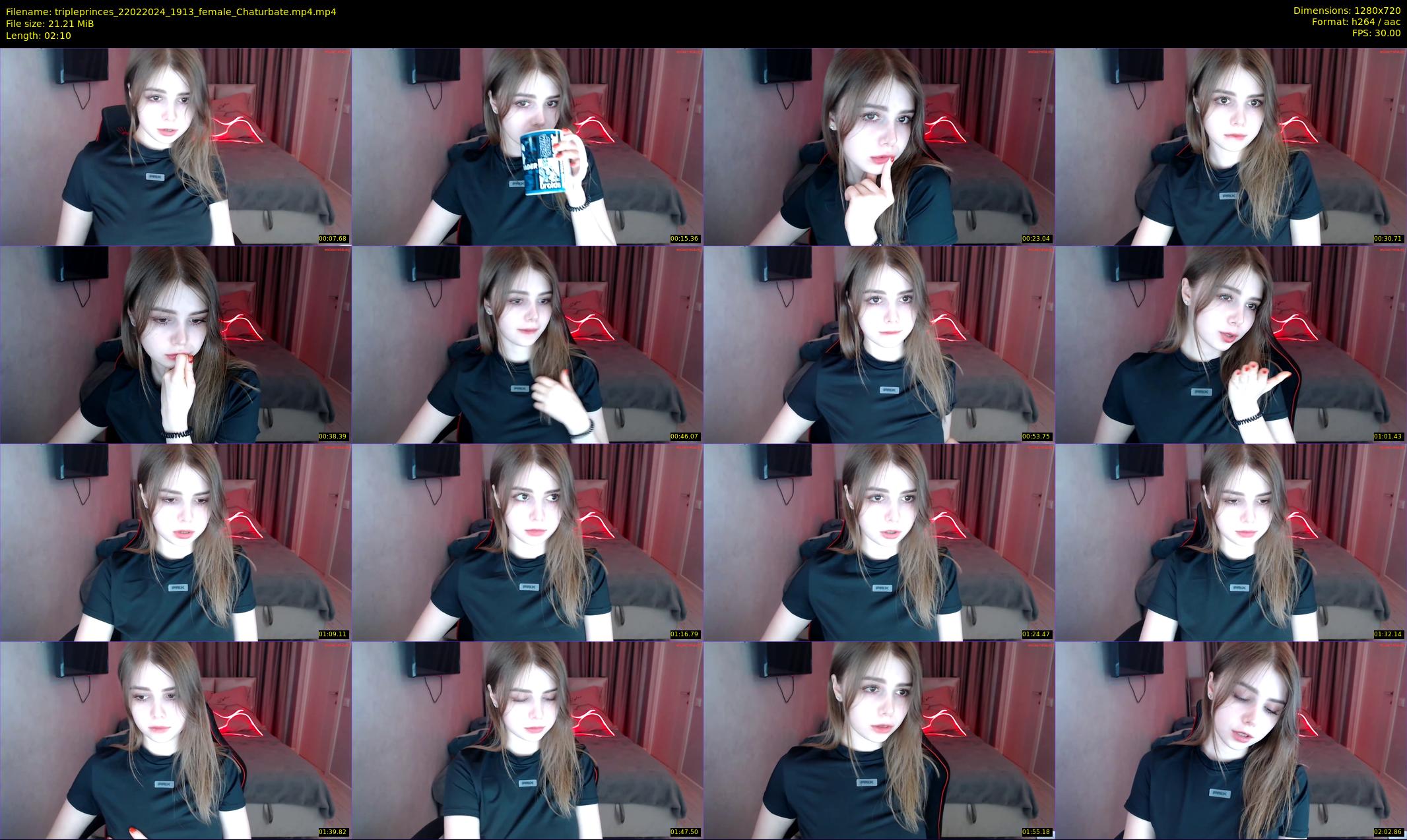 tripleprinces — 3 minute Chaturbate female cam show recording, 720p, Feb 22, 2024