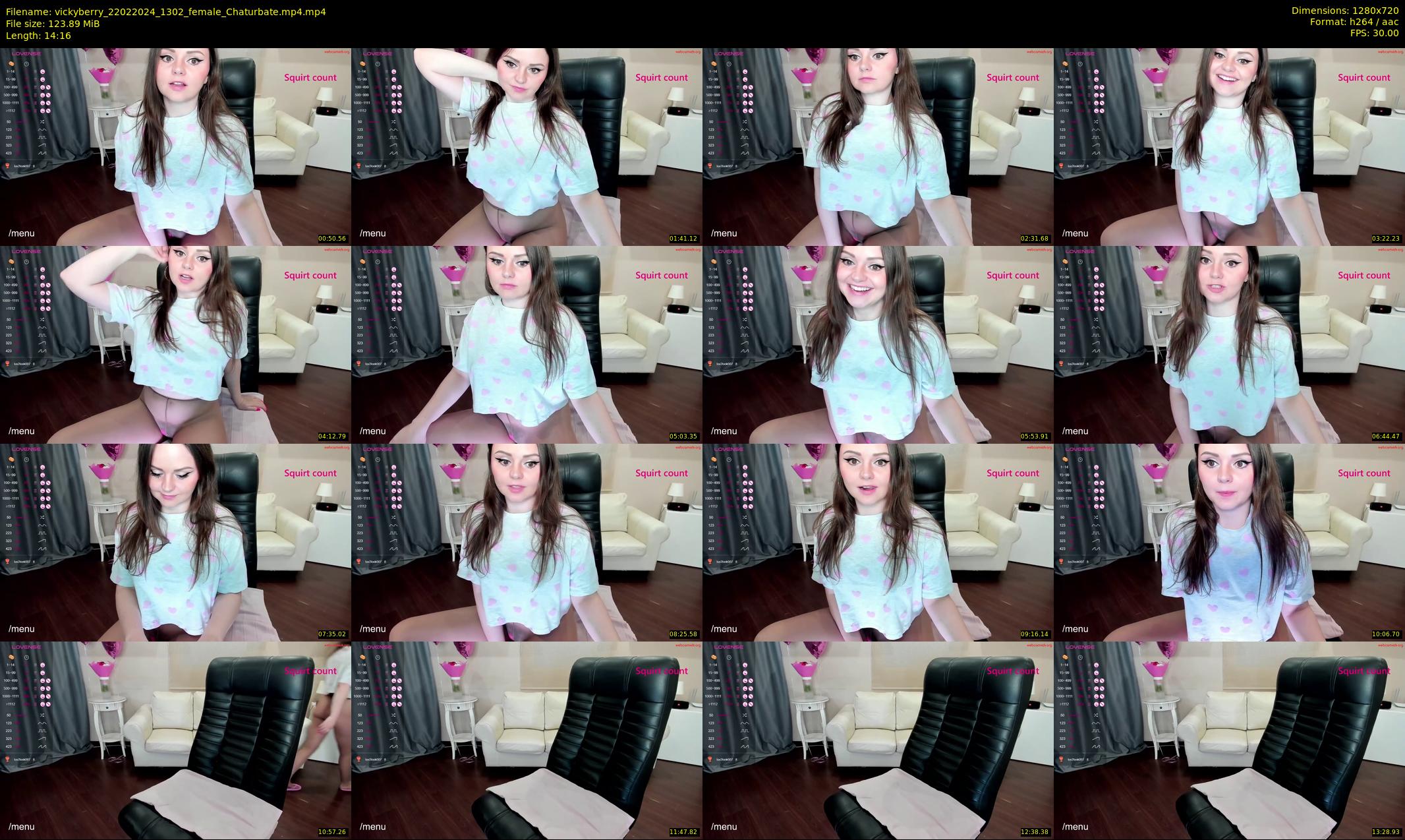 vickyberry — 15 minute Chaturbate female cam show recording, 720p, Feb 22, 2024