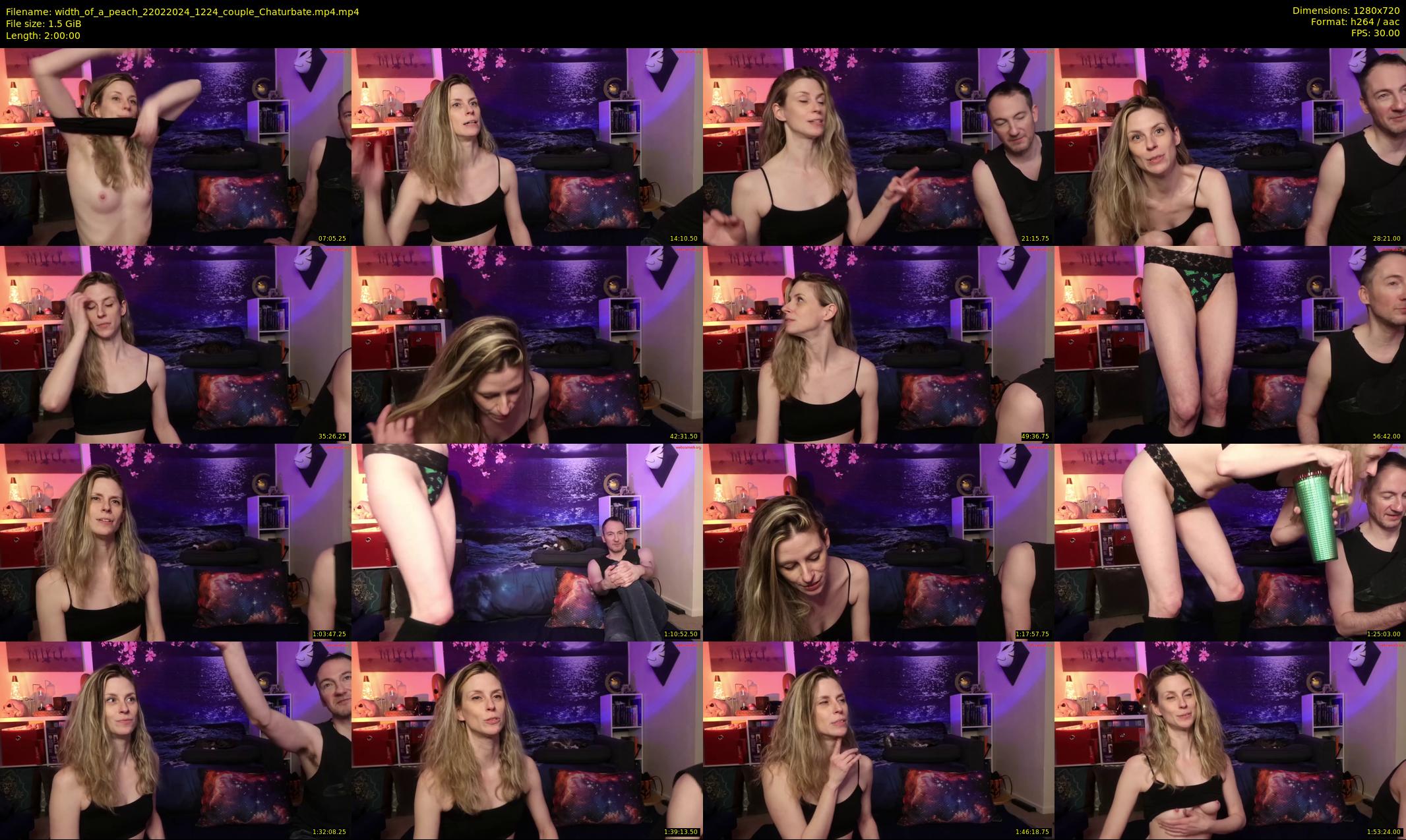 width_of_a_peach — 120 minute Chaturbate couple cam show recording, 720p, Feb 22, 2024