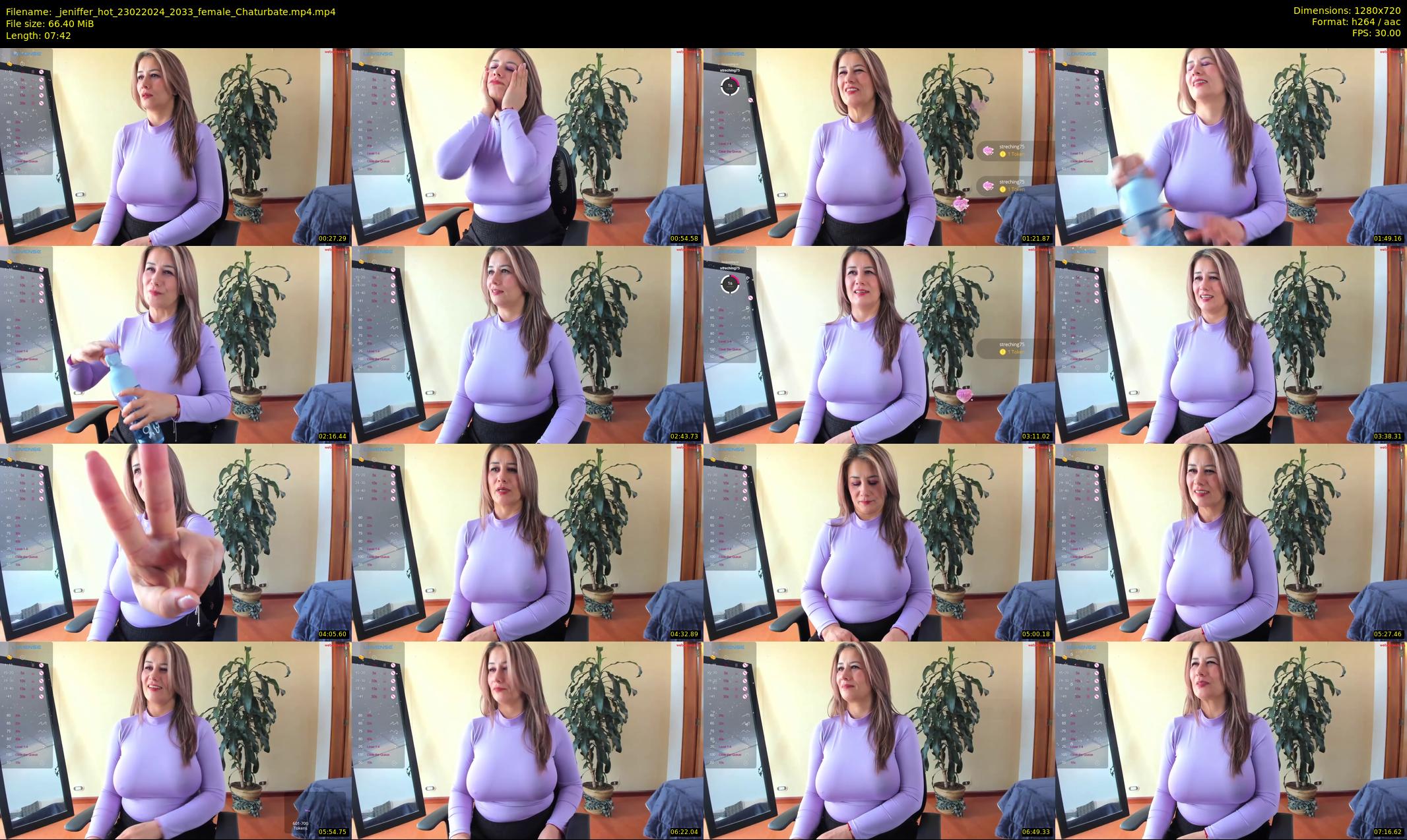 _jeniffer_hot — 8 minute Chaturbate female cam show recording, 720p, Feb 23, 2024