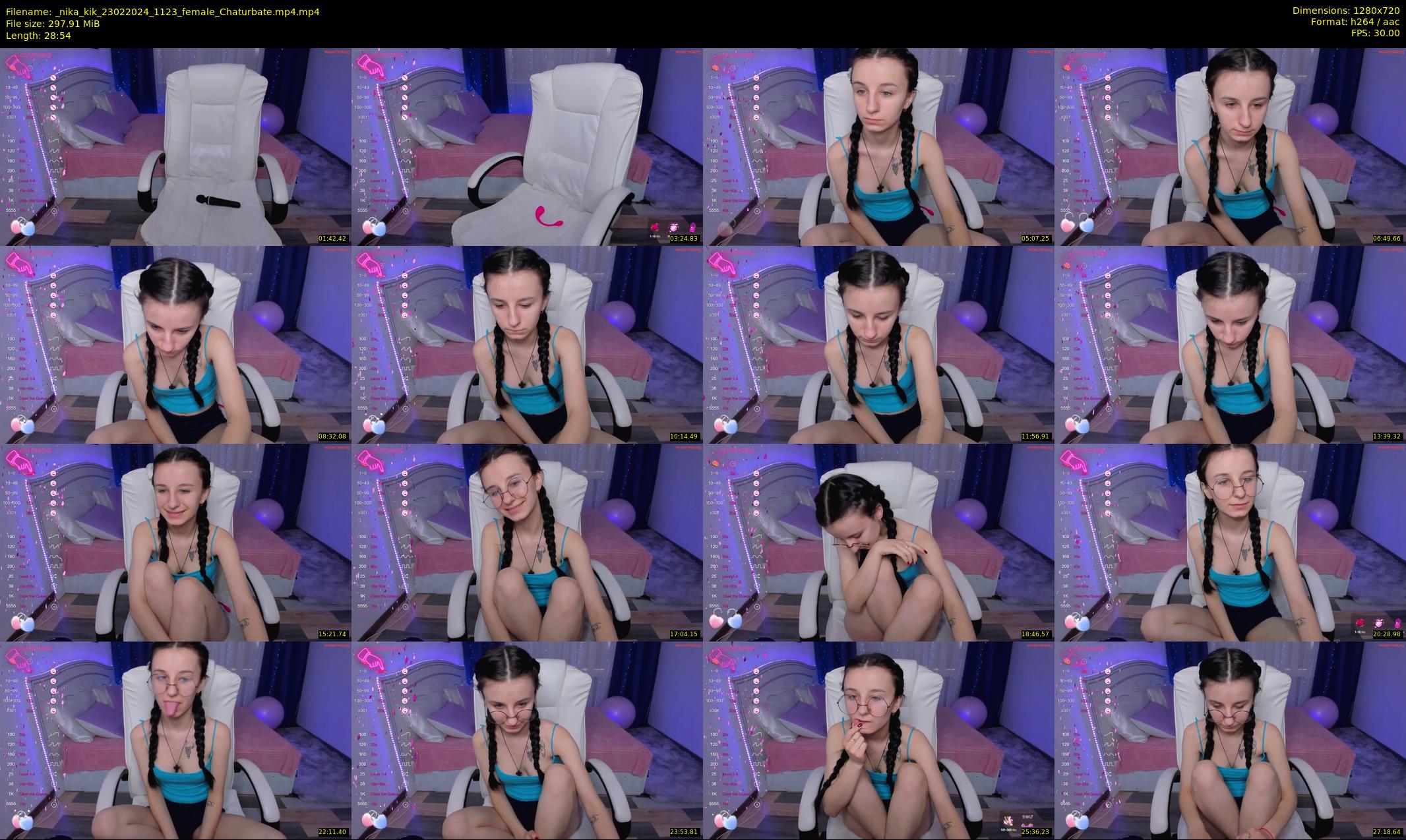 _nika_kik — 29 minute Chaturbate female cam show recording, 720p, Feb 23, 2024