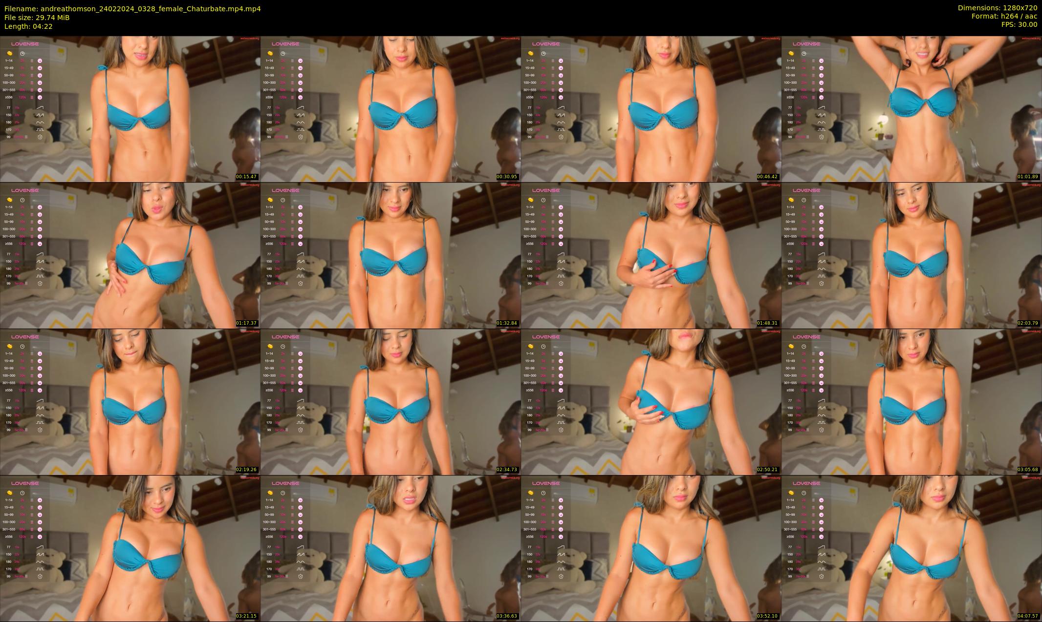 andreathomson — 5 minute Chaturbate female cam show recording, 720p, Feb 24, 2024
