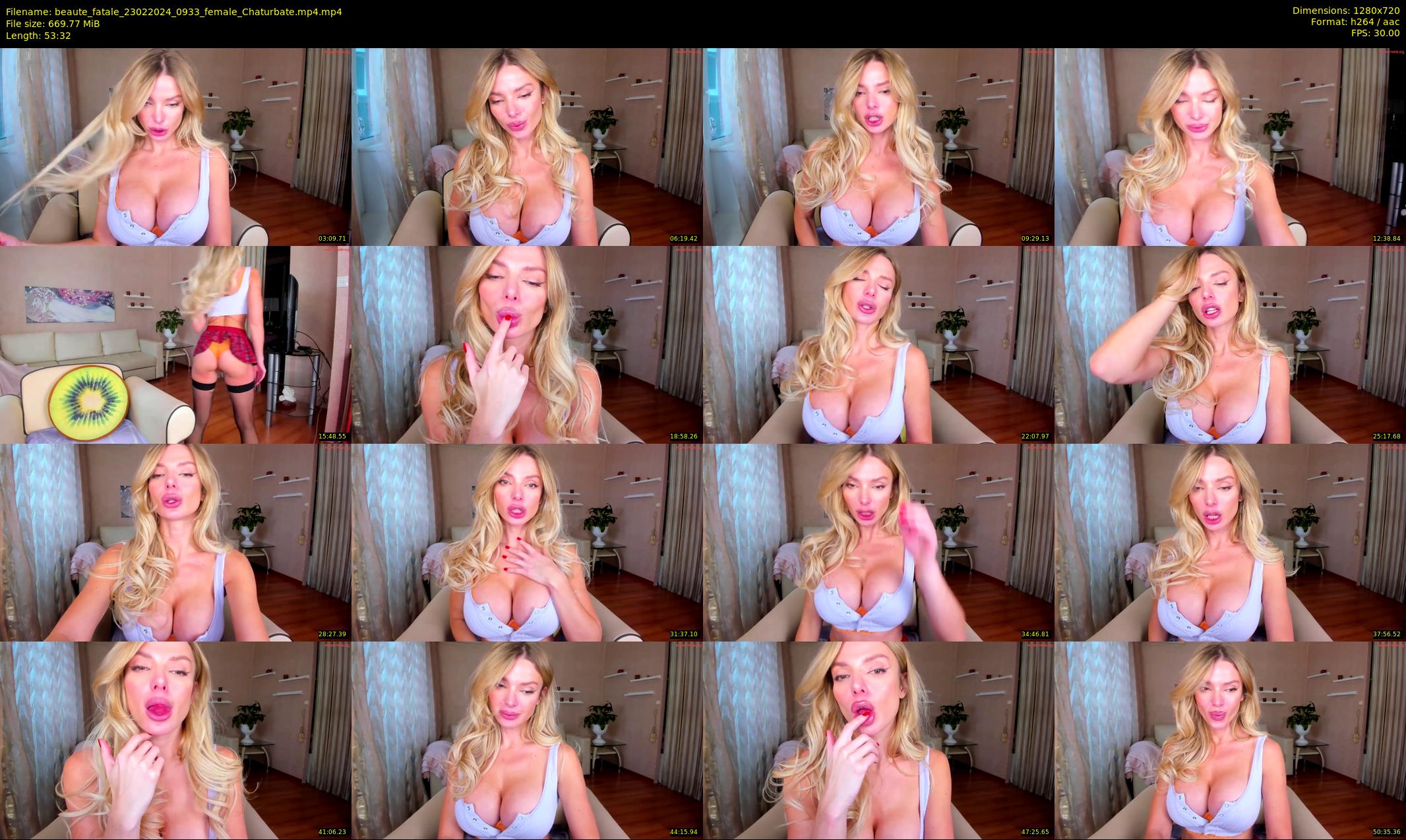 beaute_fatale — 54 minute Chaturbate female cam show recording, 720p, Feb 23, 2024