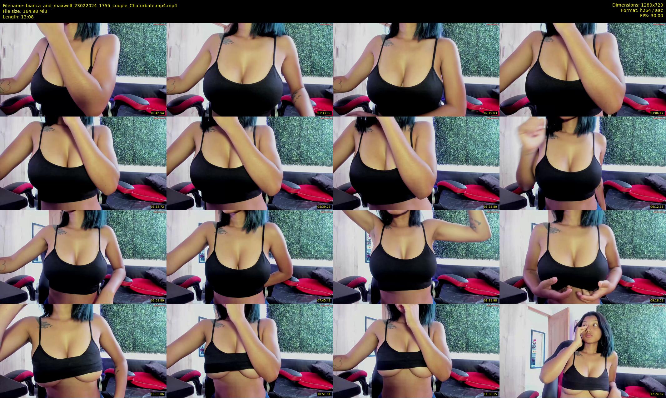 bianca_and_maxwell — 14 minute Chaturbate couple cam show recording, 720p, Feb 23, 2024