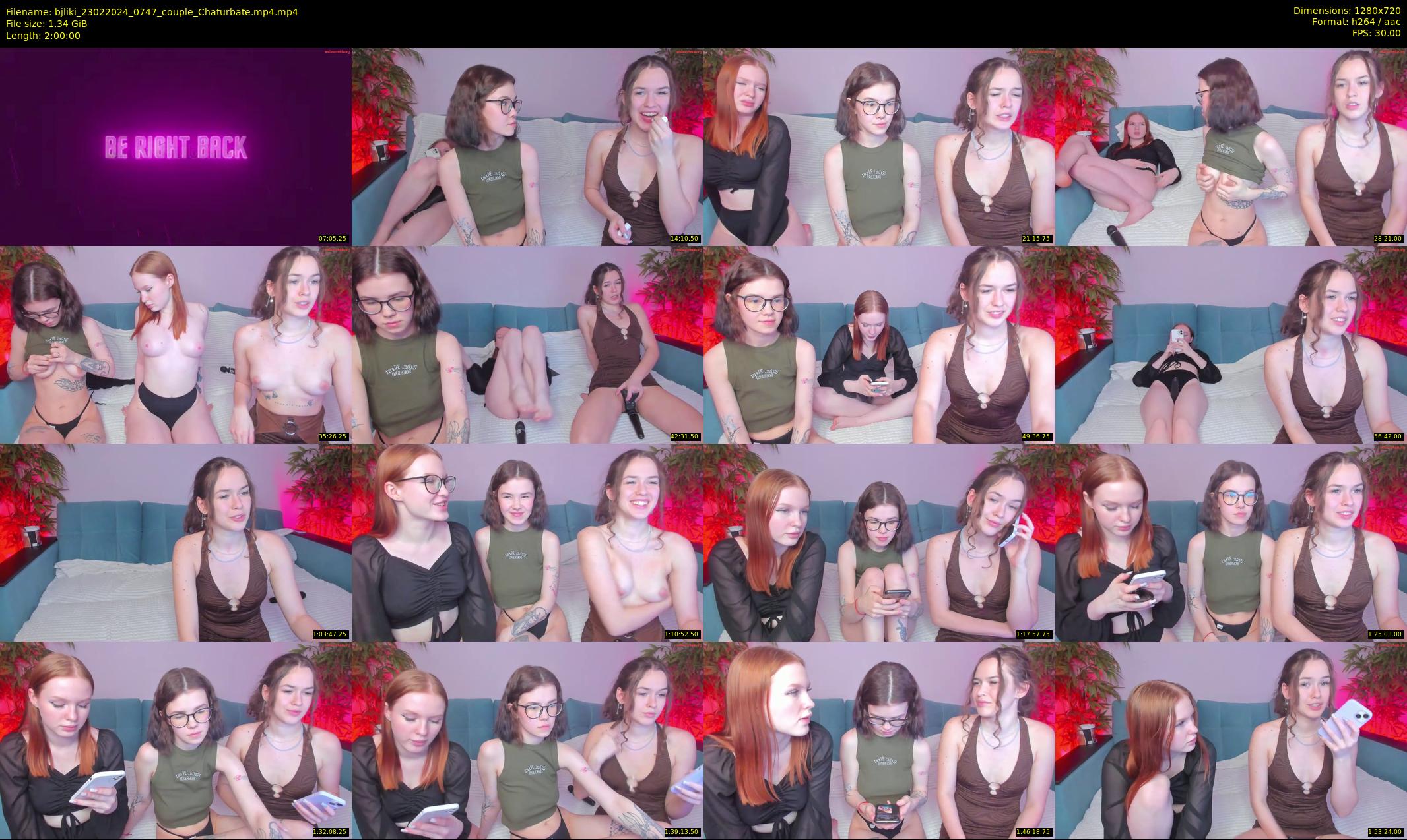 bjliki — 120 minute Chaturbate couple cam show recording, 720p, Feb 23, 2024