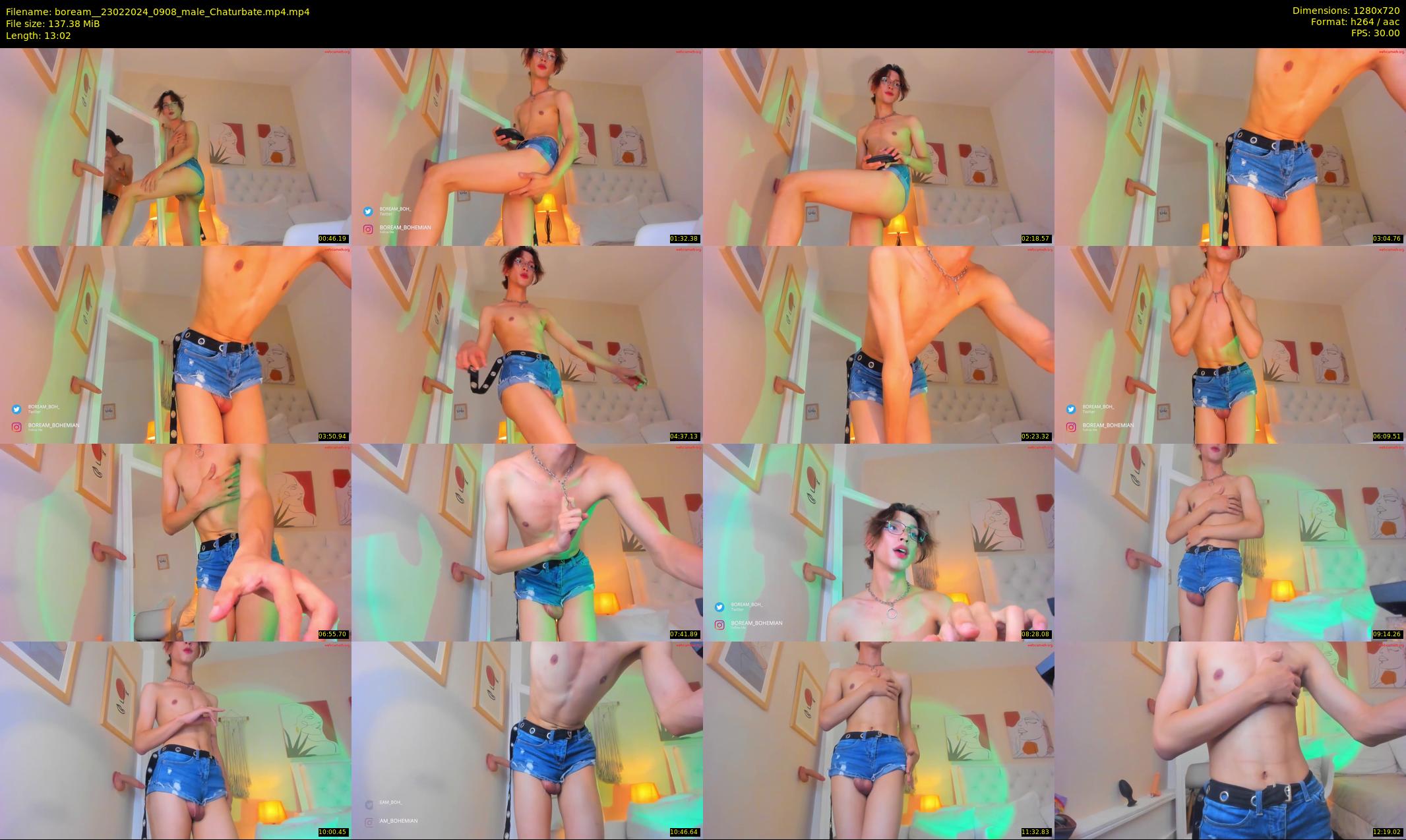 boream_ — 14 minute Chaturbate male cam show recording, 720p, Feb 23, 2024