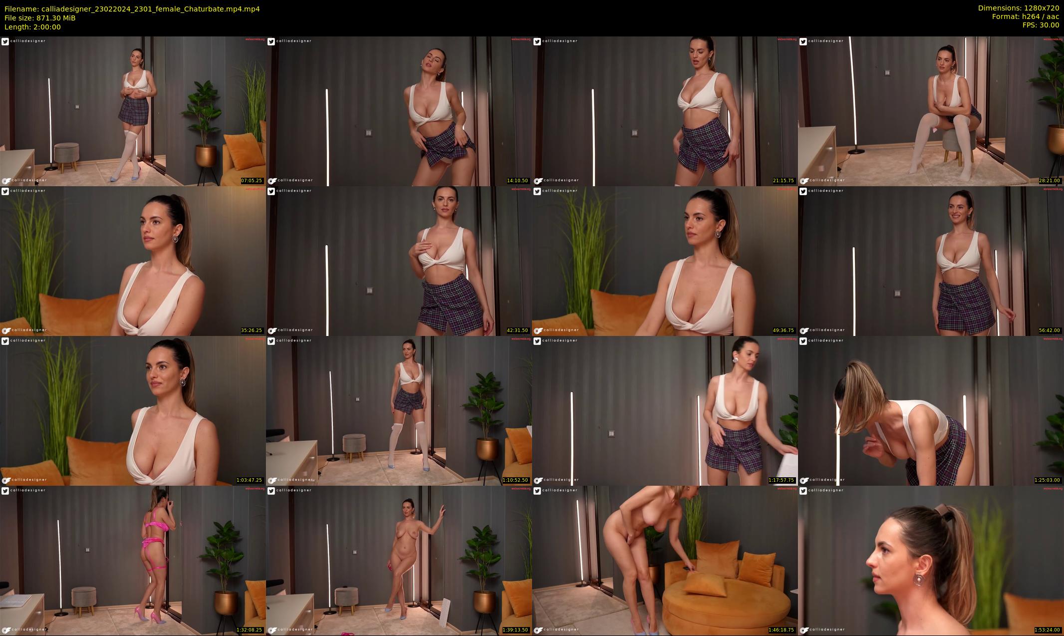 calliadesigner — 120 minute Chaturbate female cam show recording, 720p, Feb 23, 2024
