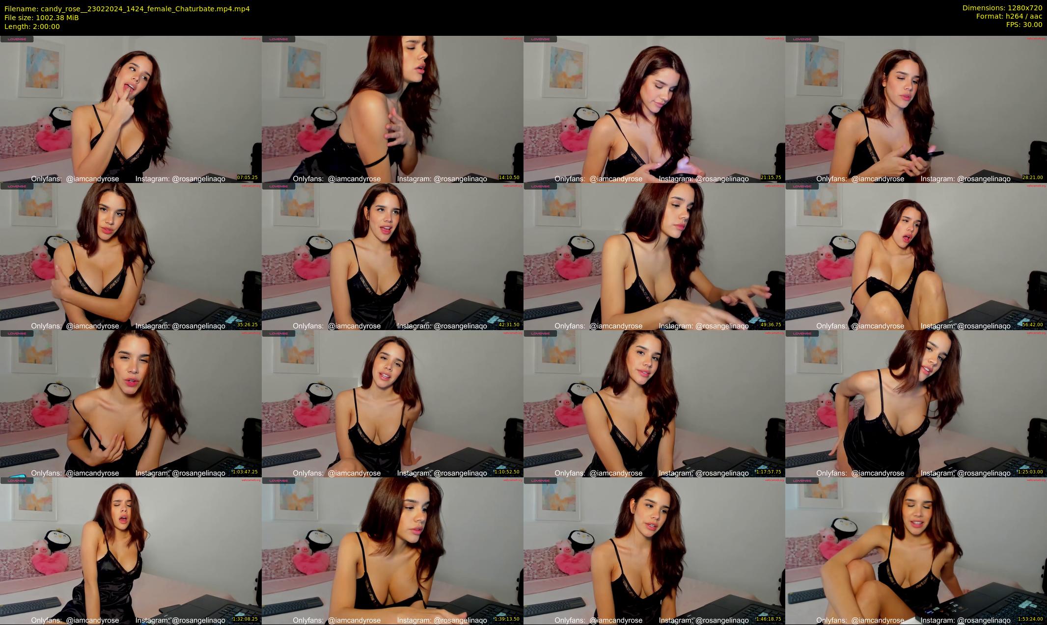 candy_rose_ — 120 minute Chaturbate female cam show recording, 720p, Feb 23, 2024