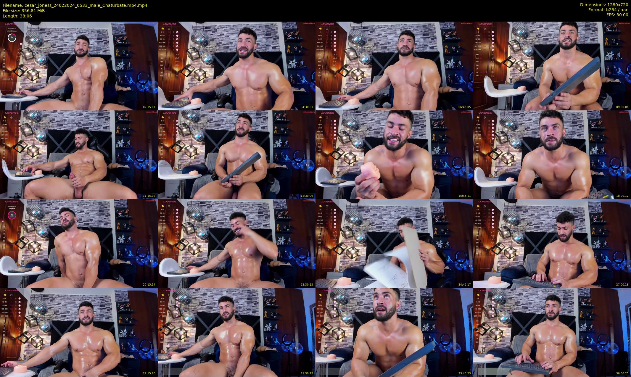 cesar_joness — 39 minute Chaturbate male cam show recording, 720p, Feb 24, 2024