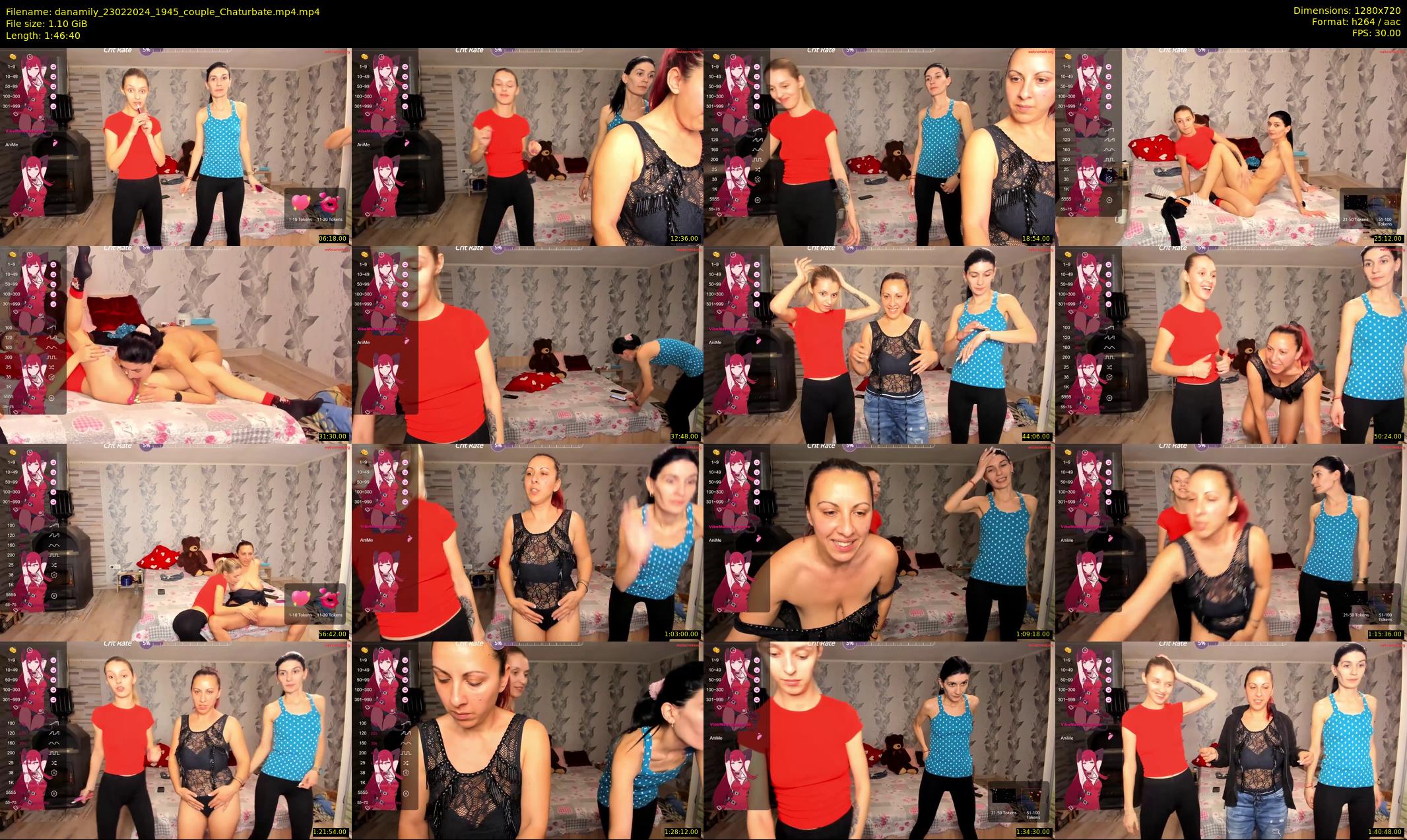 danamily — 107 minute Chaturbate female cam show recording, 720p, Feb 23, 2024
