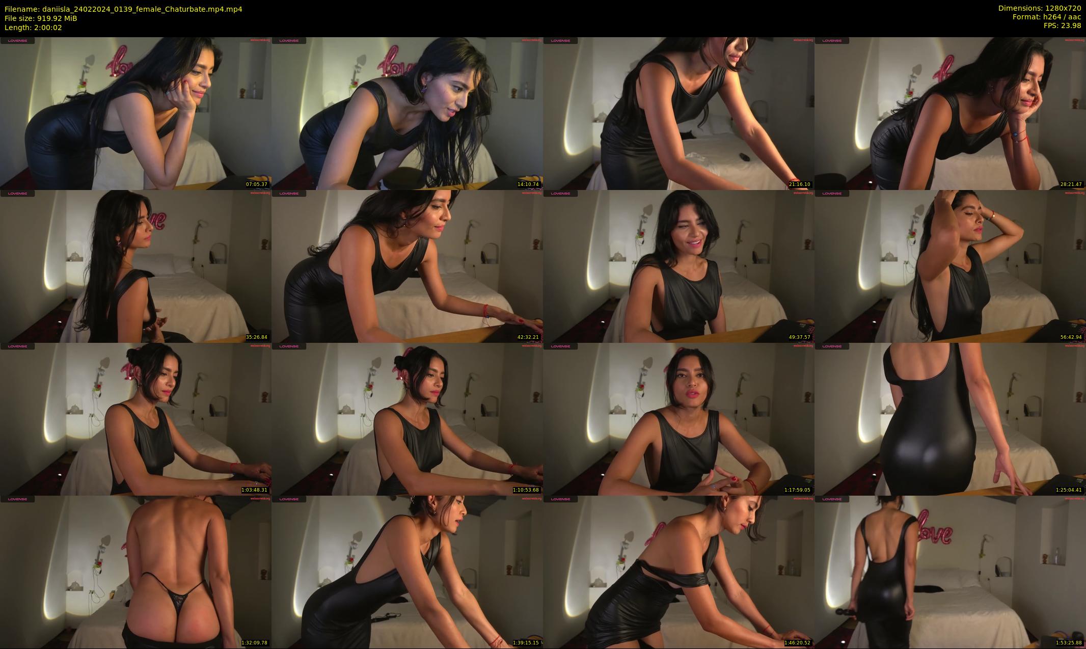 daniisla — 121 minute Chaturbate female cam show recording, 720p, Feb 24, 2024