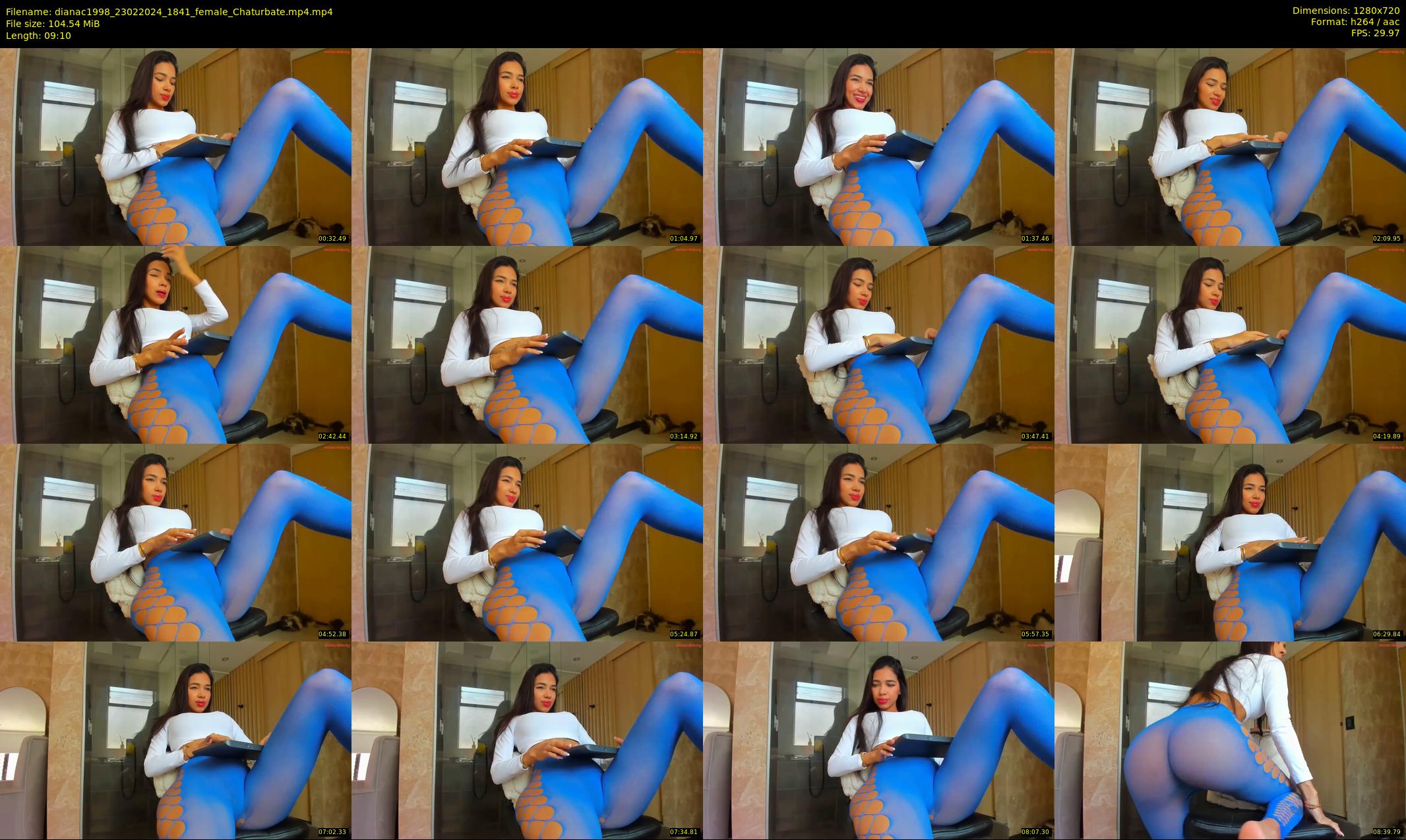 dianac1998 — 10 minute Chaturbate female cam show recording, 720p, Feb 23, 2024
