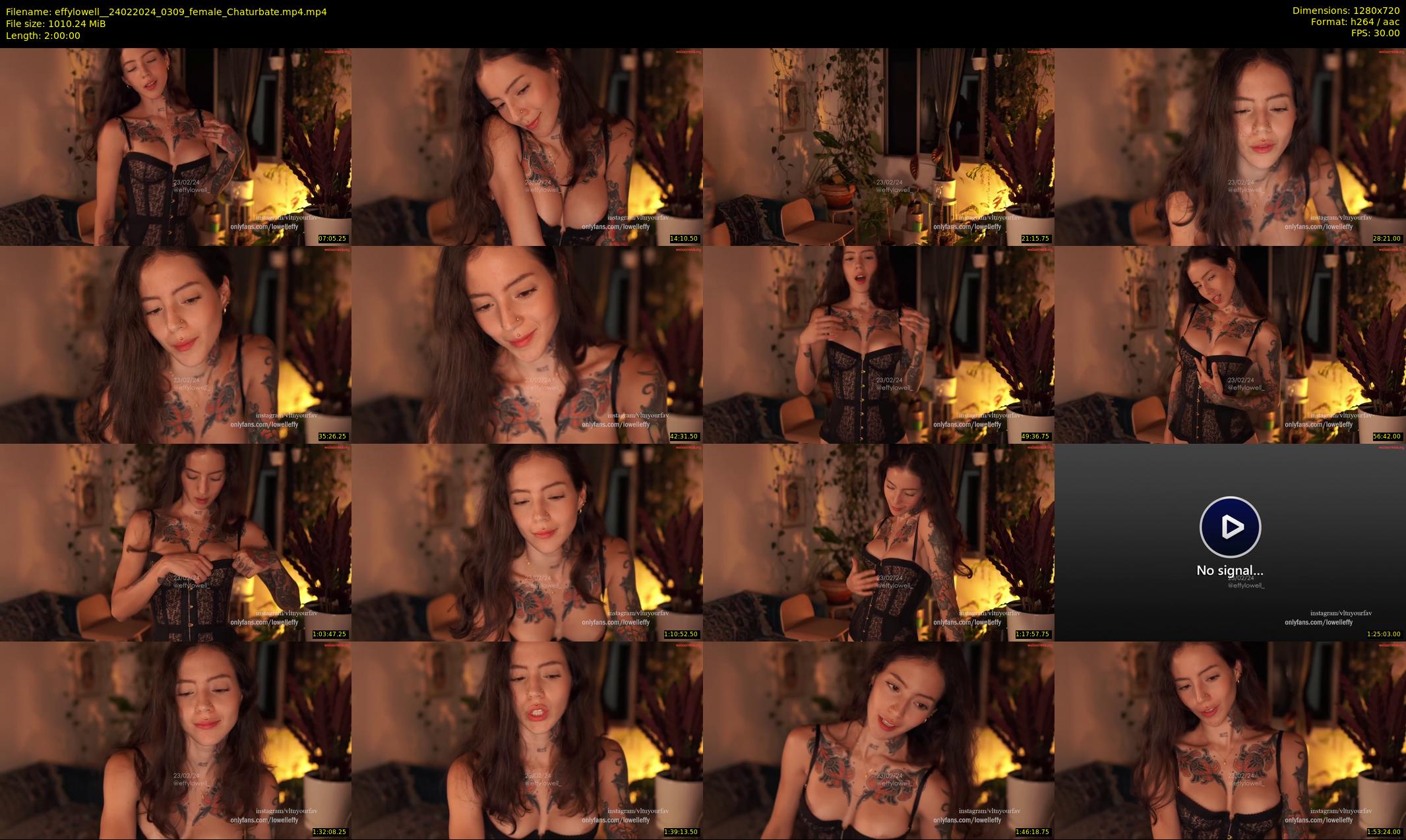 effylowell_ — 120 minute Chaturbate female cam show recording, 720p, Feb 24, 2024