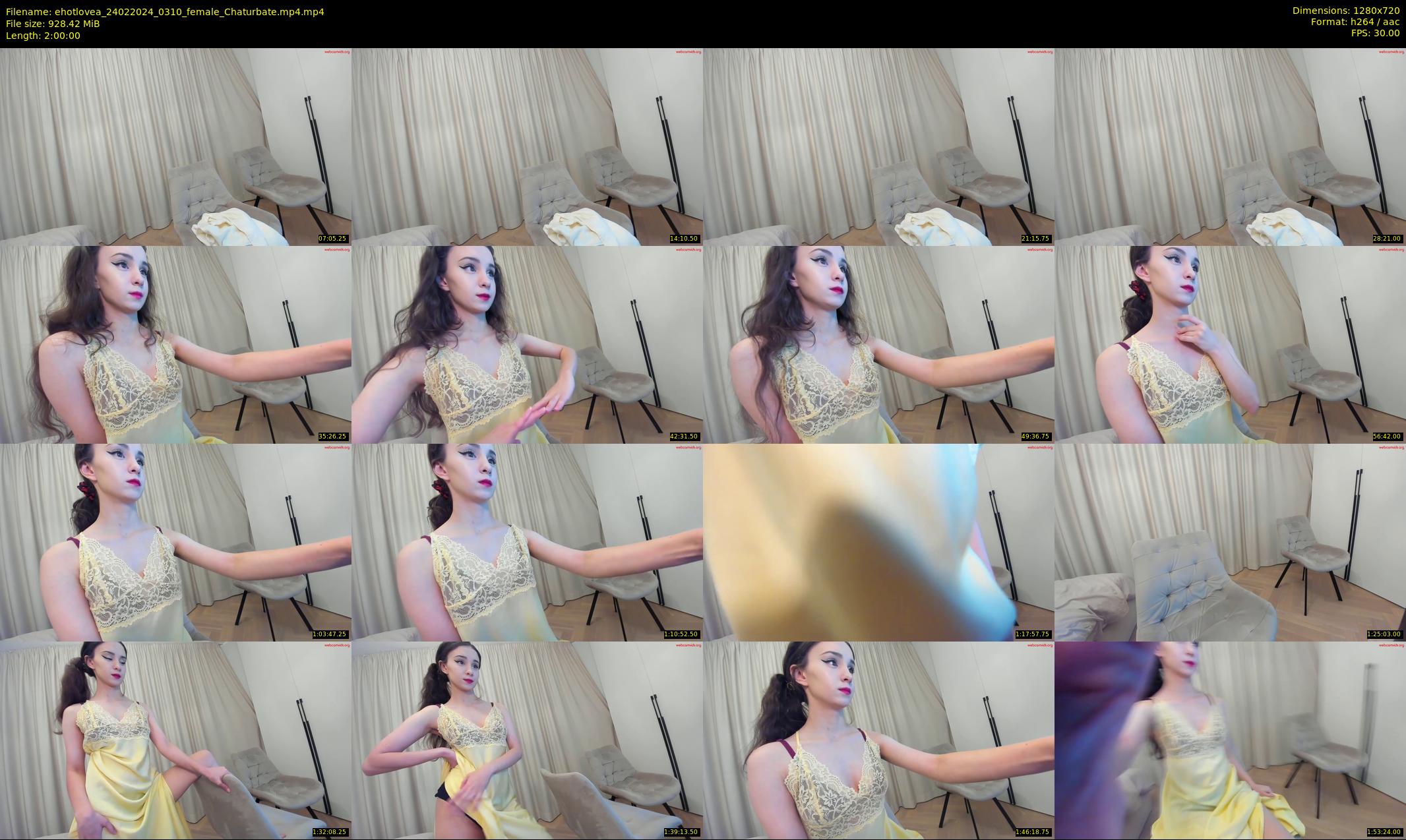 ehotlovea — 120 minute Chaturbate female cam show recording, 720p, Feb 24, 2024