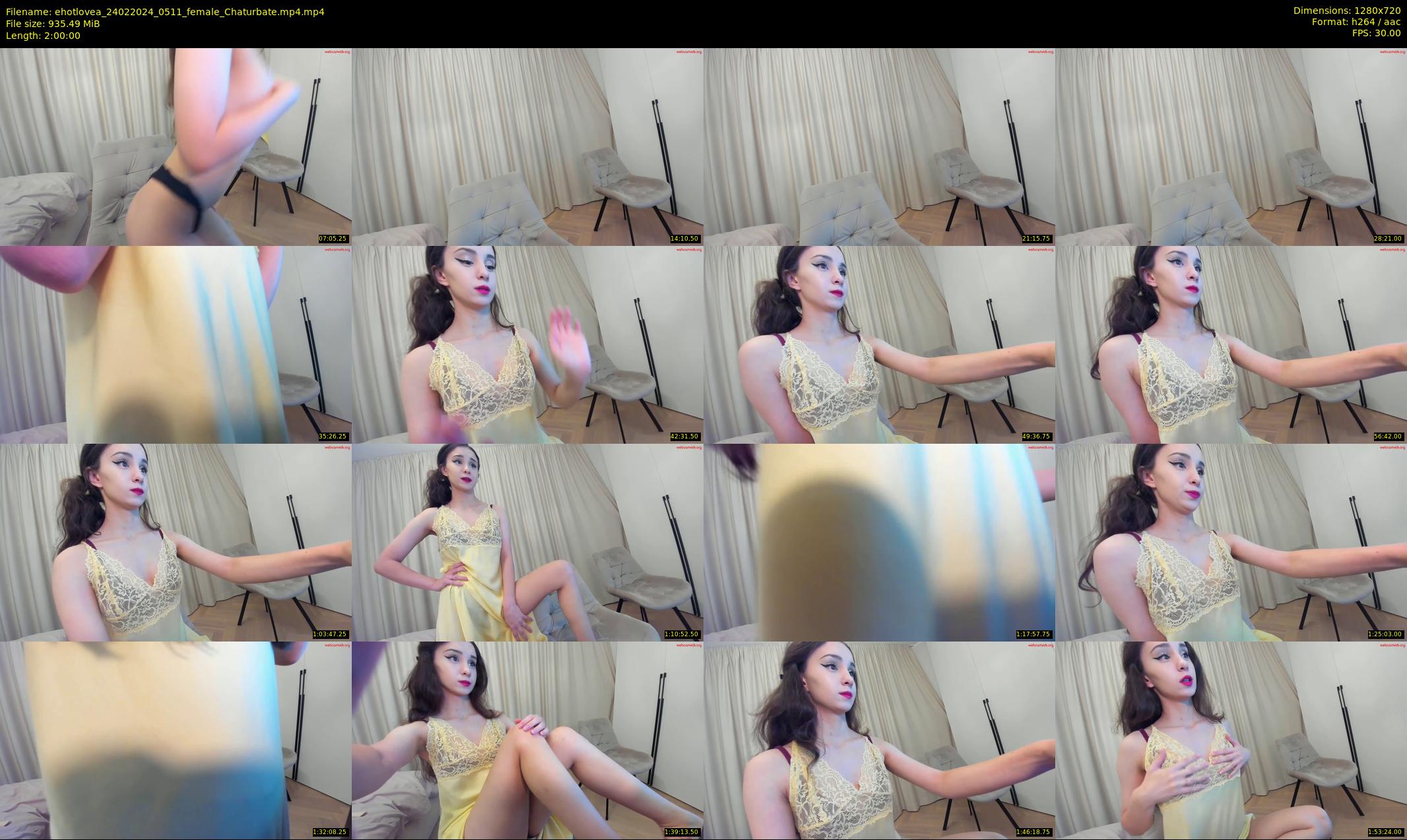 ehotlovea — 120 minute Chaturbate female cam show recording, 720p, Feb 24, 2024