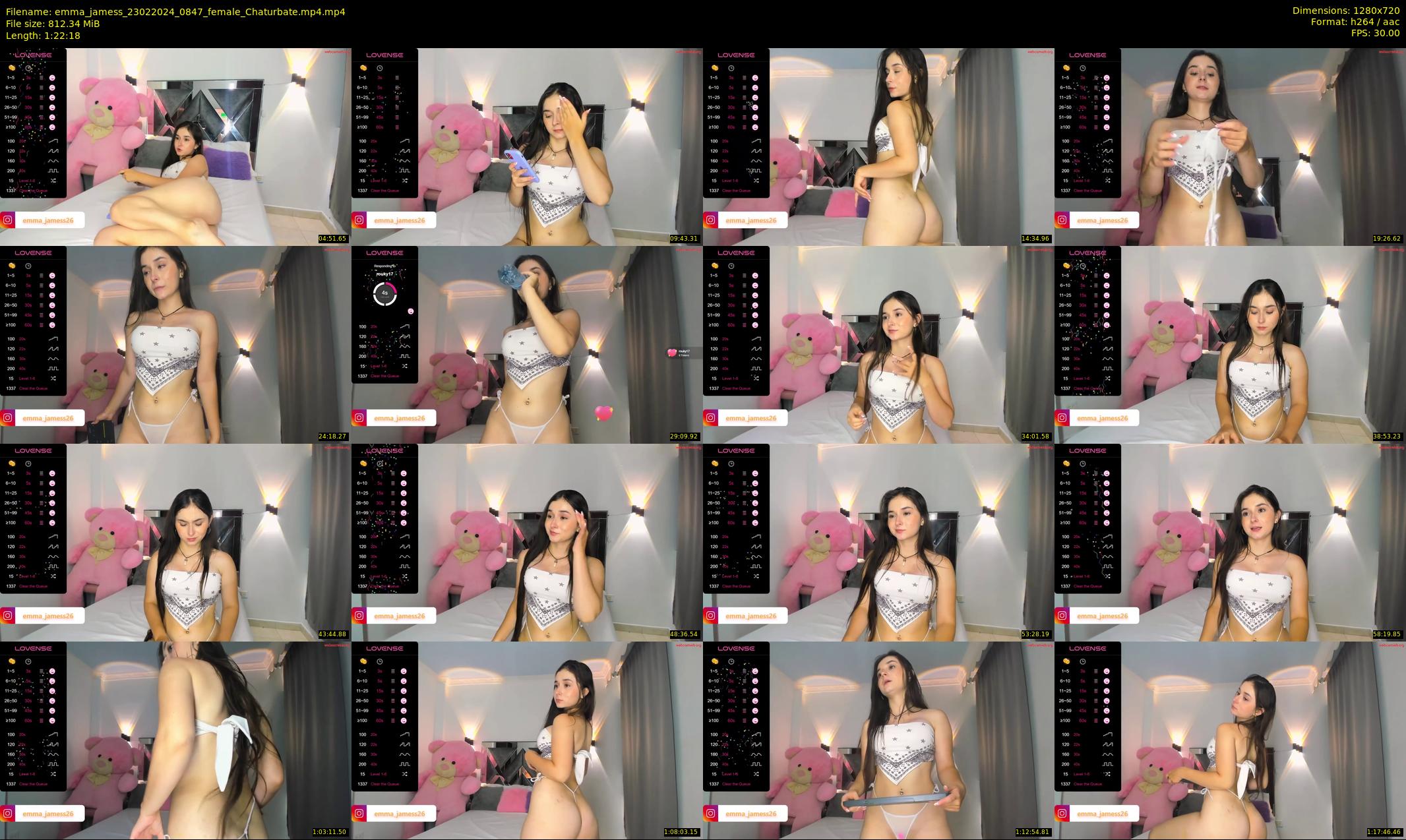 emma_jamess — 83 minute Chaturbate female cam show recording, 720p, Feb 23, 2024