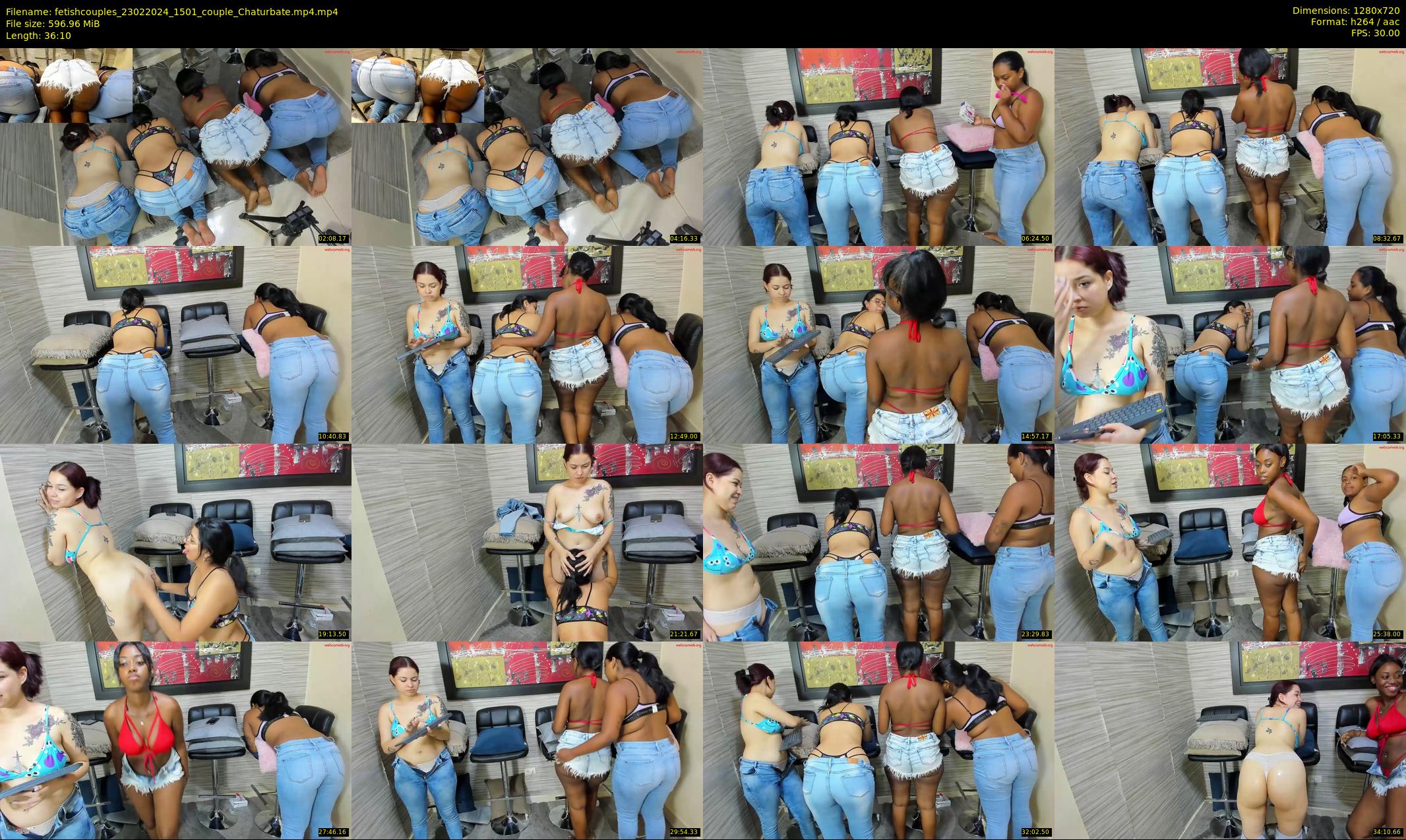 fetishcouples — 37 minute Chaturbate couple cam show recording, 720p, Feb 23, 2024