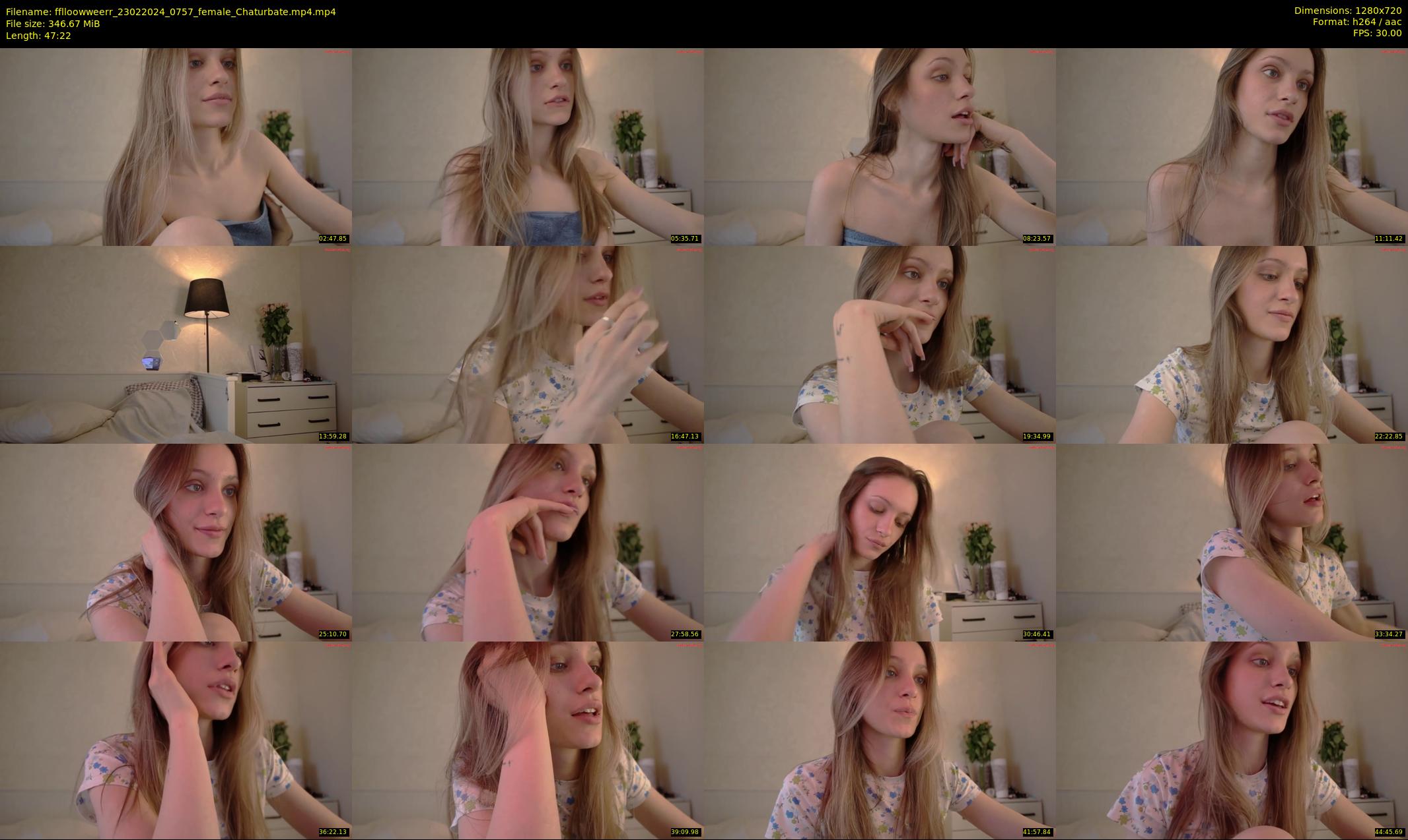 fflloowweerr — 48 minute Chaturbate couple cam show recording, 720p, Feb 23, 2024