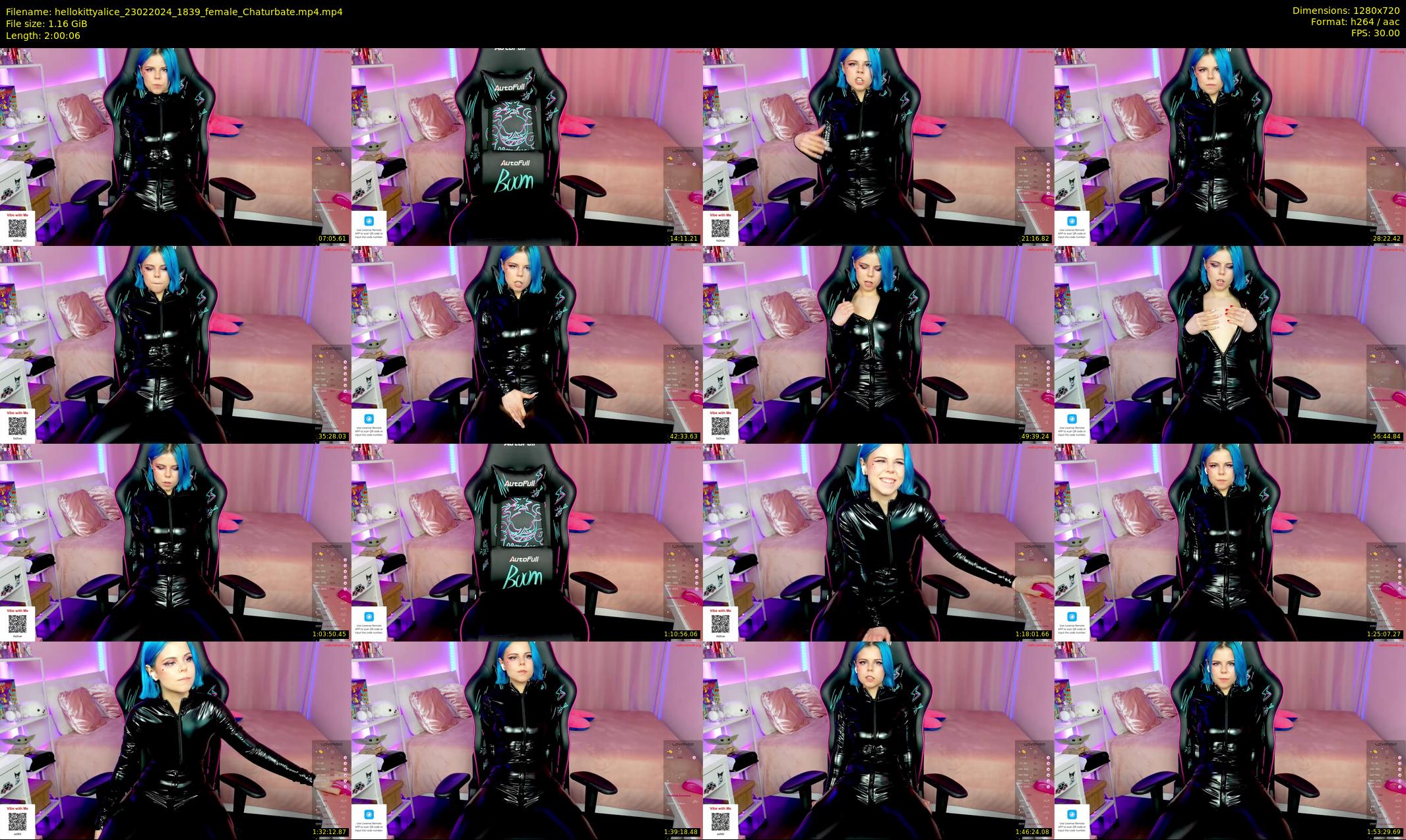 hellokittyalice — 121 minute Chaturbate female cam show recording, 720p, Feb 23, 2024