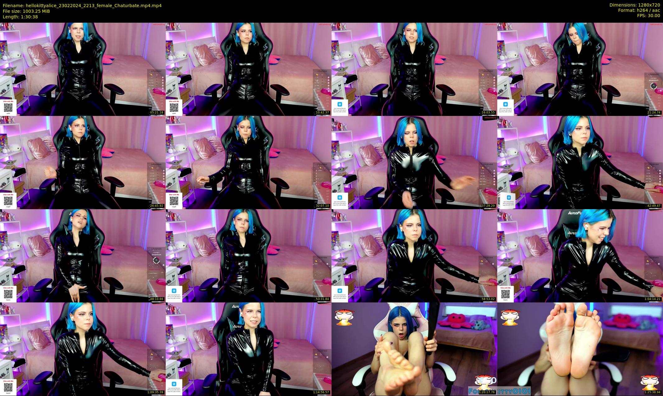 hellokittyalice — 91 minute Chaturbate female cam show recording, 720p, Feb 23, 2024