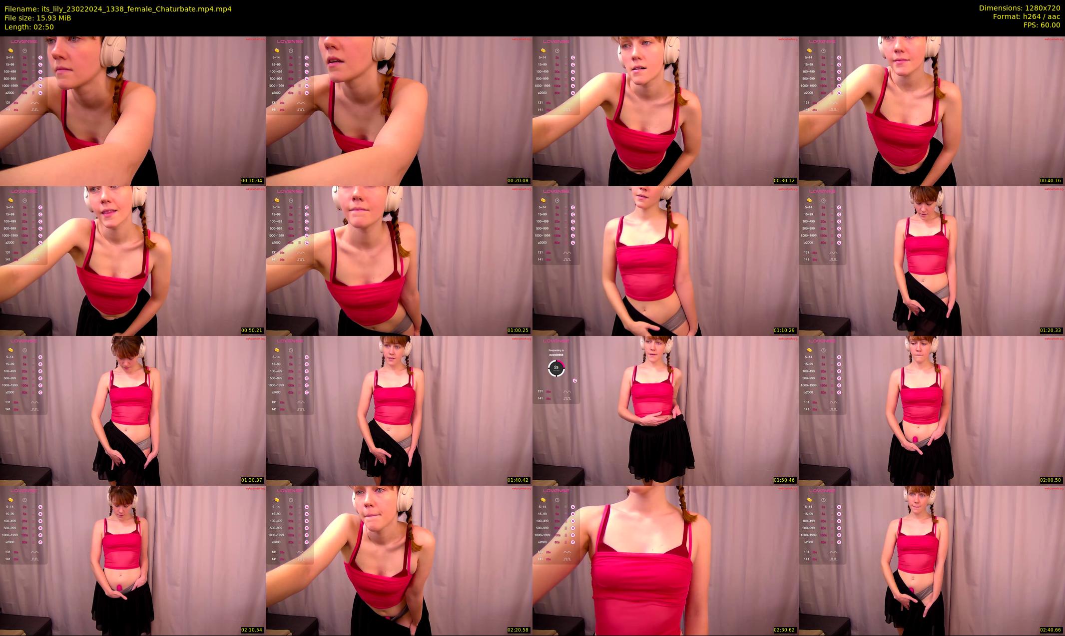 its_lily — 3 minute Chaturbate female cam show recording, 720p, Feb 23, 2024