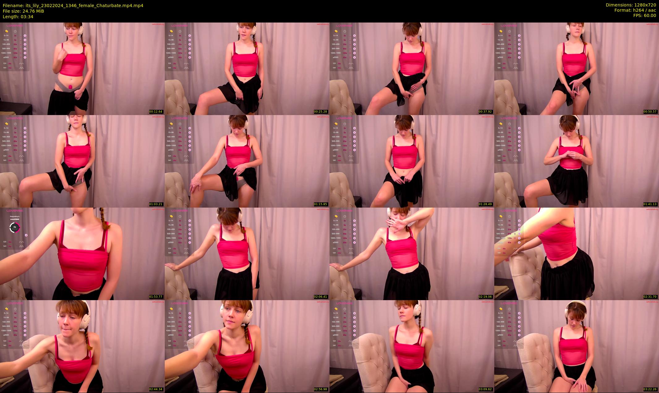 its_lily — 4 minute Chaturbate female cam show recording, 720p, Feb 23, 2024