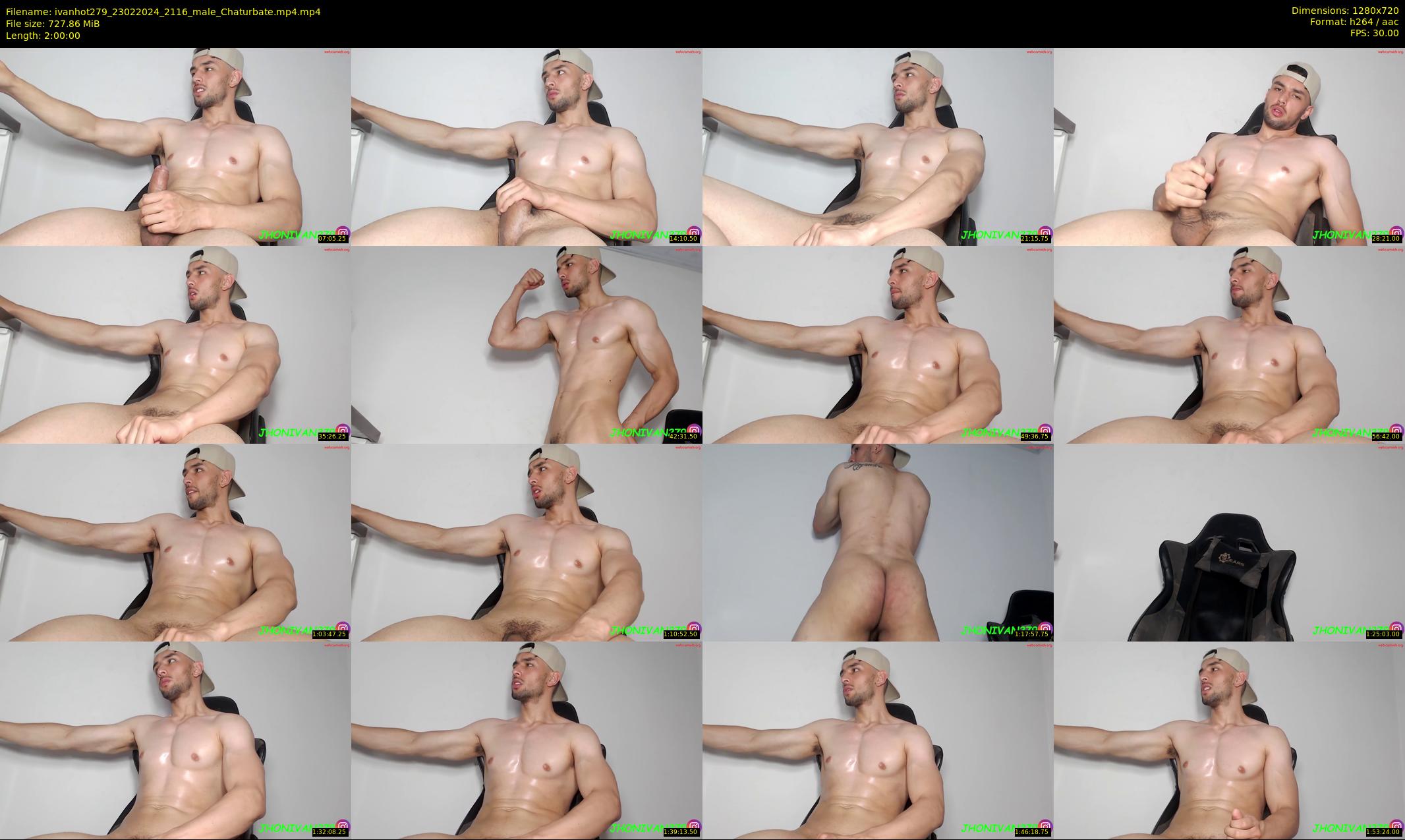 ivanhot279 — 120 minute Chaturbate male cam show recording, 720p, Feb 23, 2024