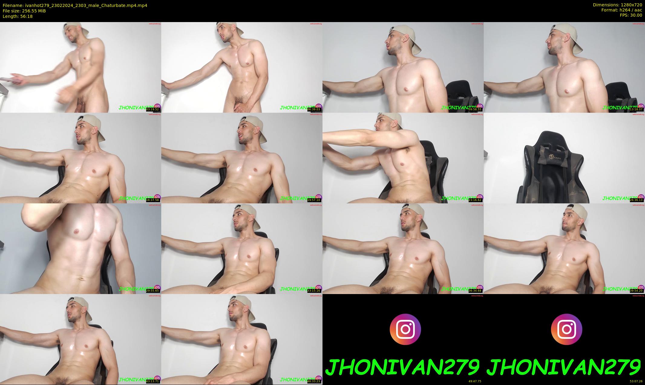 ivanhot279 — 57 minute Chaturbate male cam show recording, 720p, Feb 23, 2024