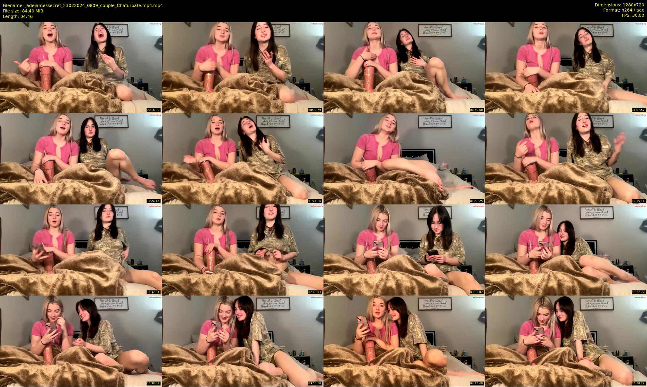 jadejamessecret — 5 minute Chaturbate couple cam show recording, 720p, Feb 23, 2024