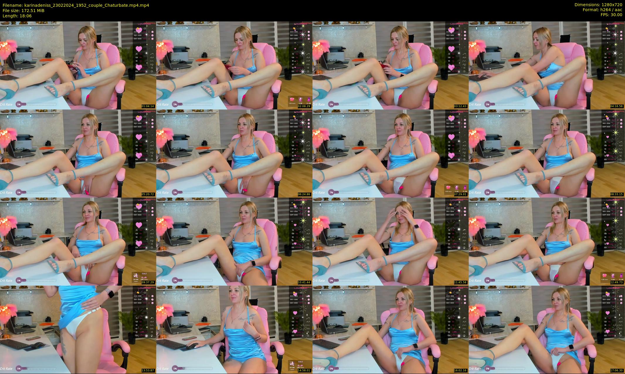 karinadeniss — 19 minute Chaturbate couple cam show recording, 720p, Feb 23, 2024