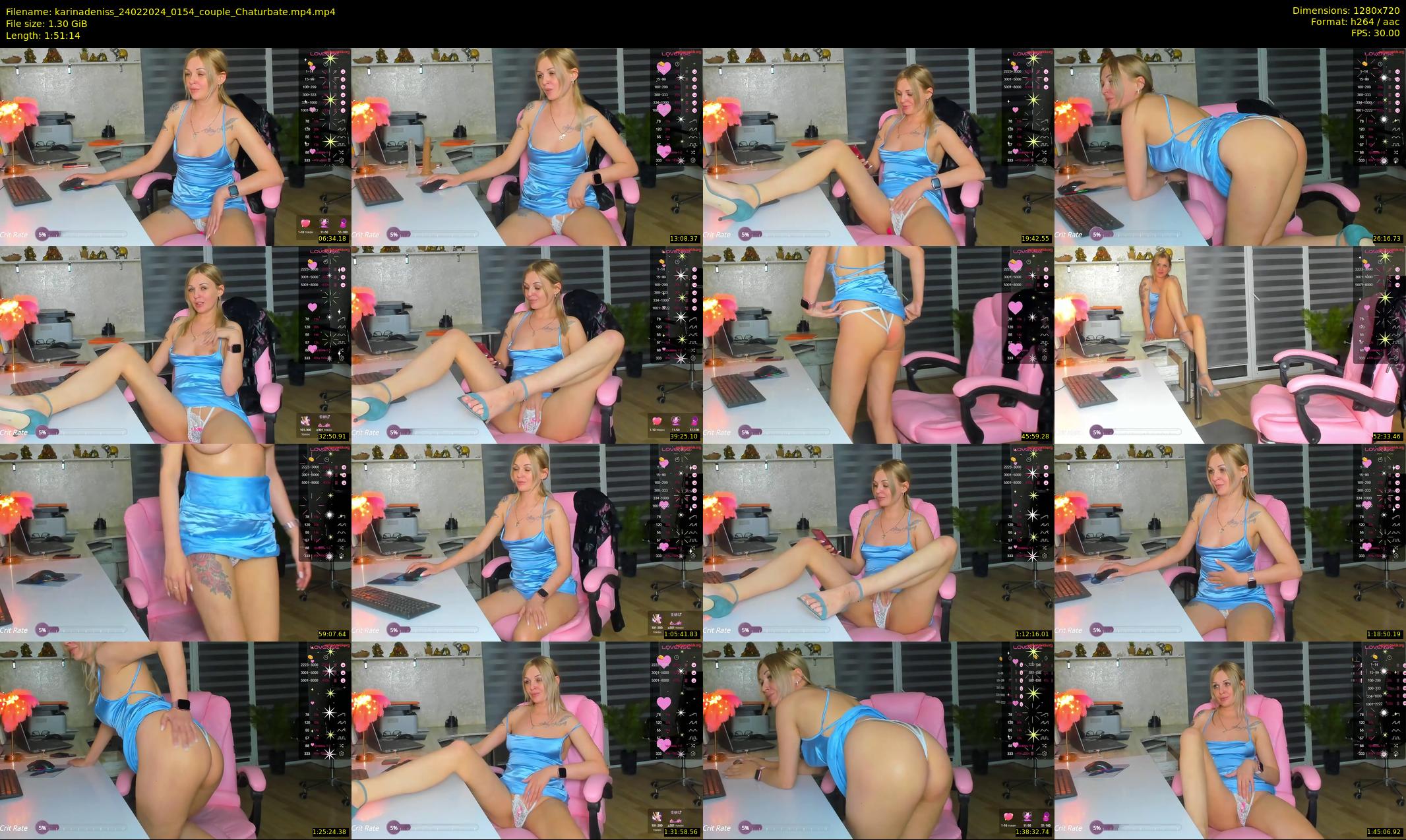 karinadeniss — 112 minute Chaturbate couple cam show recording, 720p, Feb 24, 2024