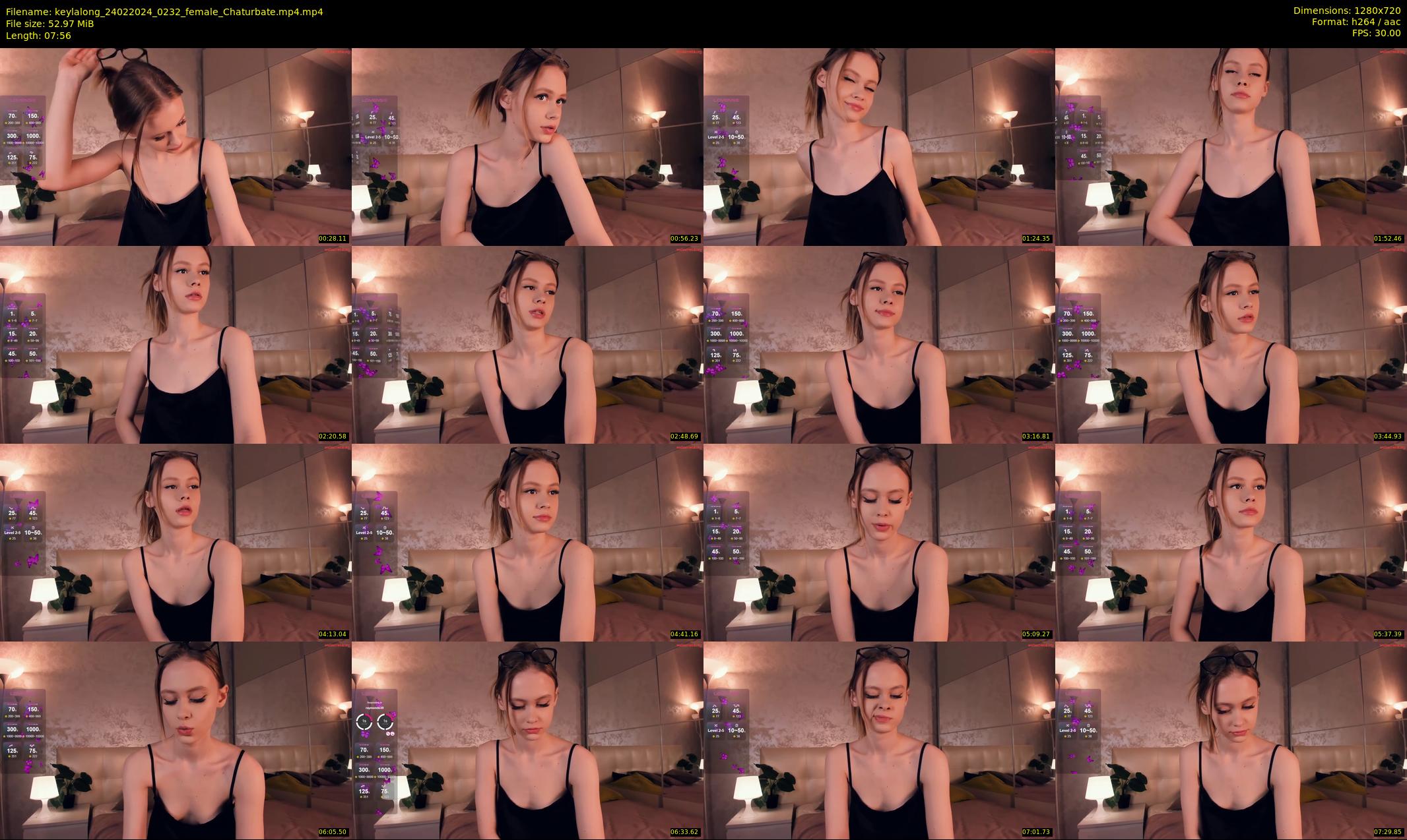 keylalong — 8 minute Chaturbate female cam show recording, 720p, Feb 24, 2024