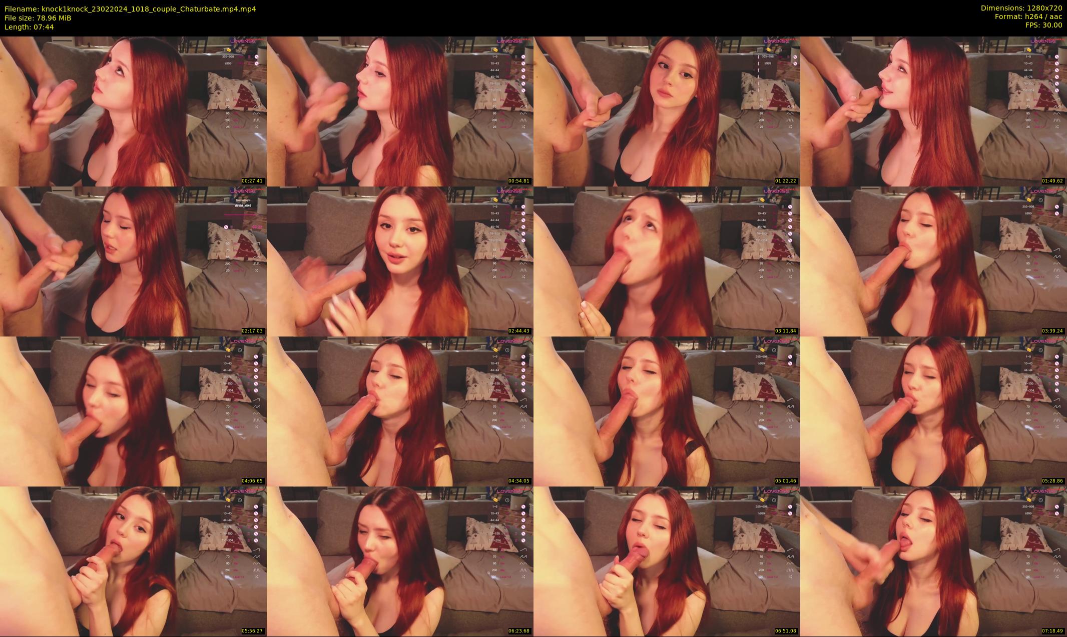 knock1knock — 8 minute Chaturbate couple cam show recording, 720p, Feb 23, 2024