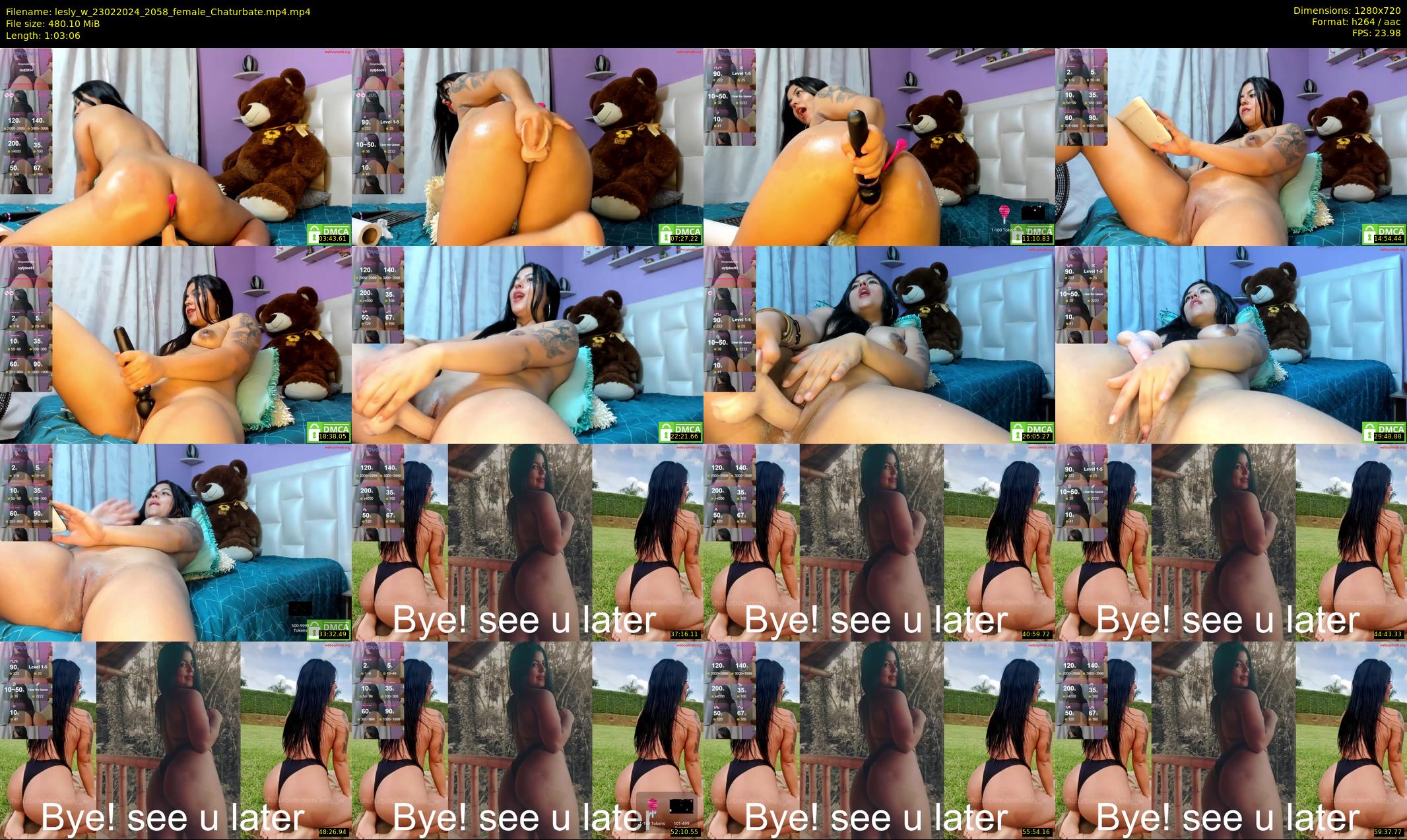 lesly_w — 64 minute Chaturbate female cam show recording, 720p, Feb 23, 2024