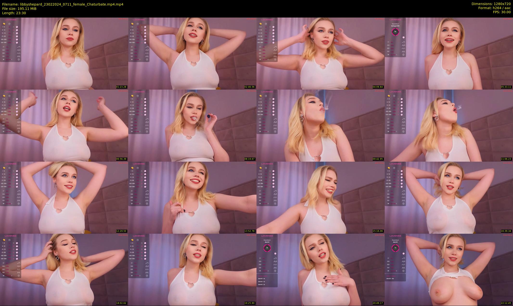 libbyshepard — 24 minute Chaturbate female cam show recording, 720p, Feb 23, 2024