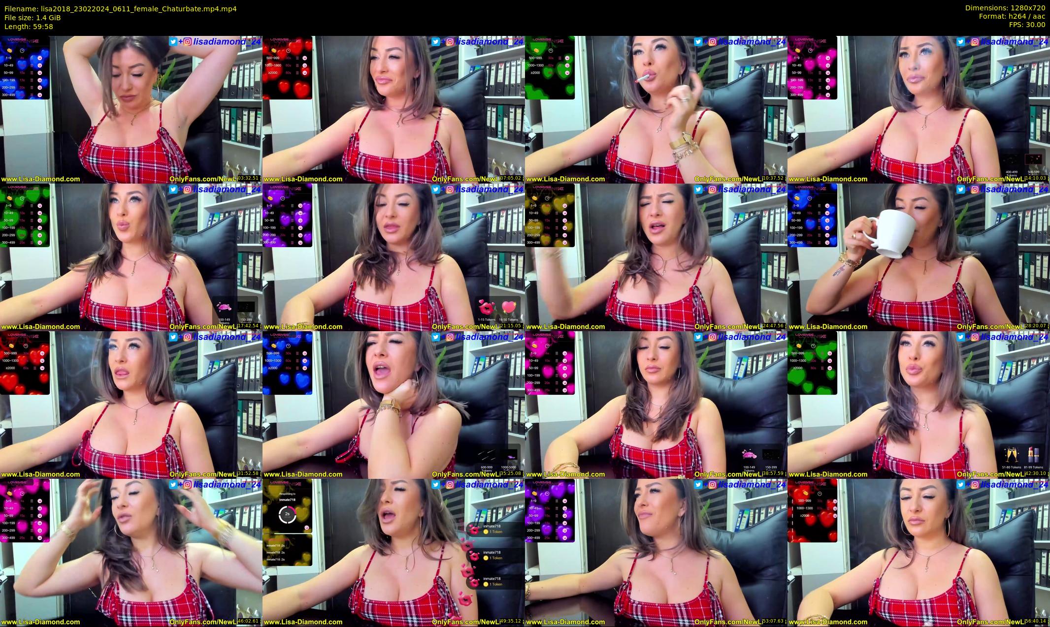 lisa2018 — 60 minute Chaturbate female cam show recording, 720p, Feb 23, 2024