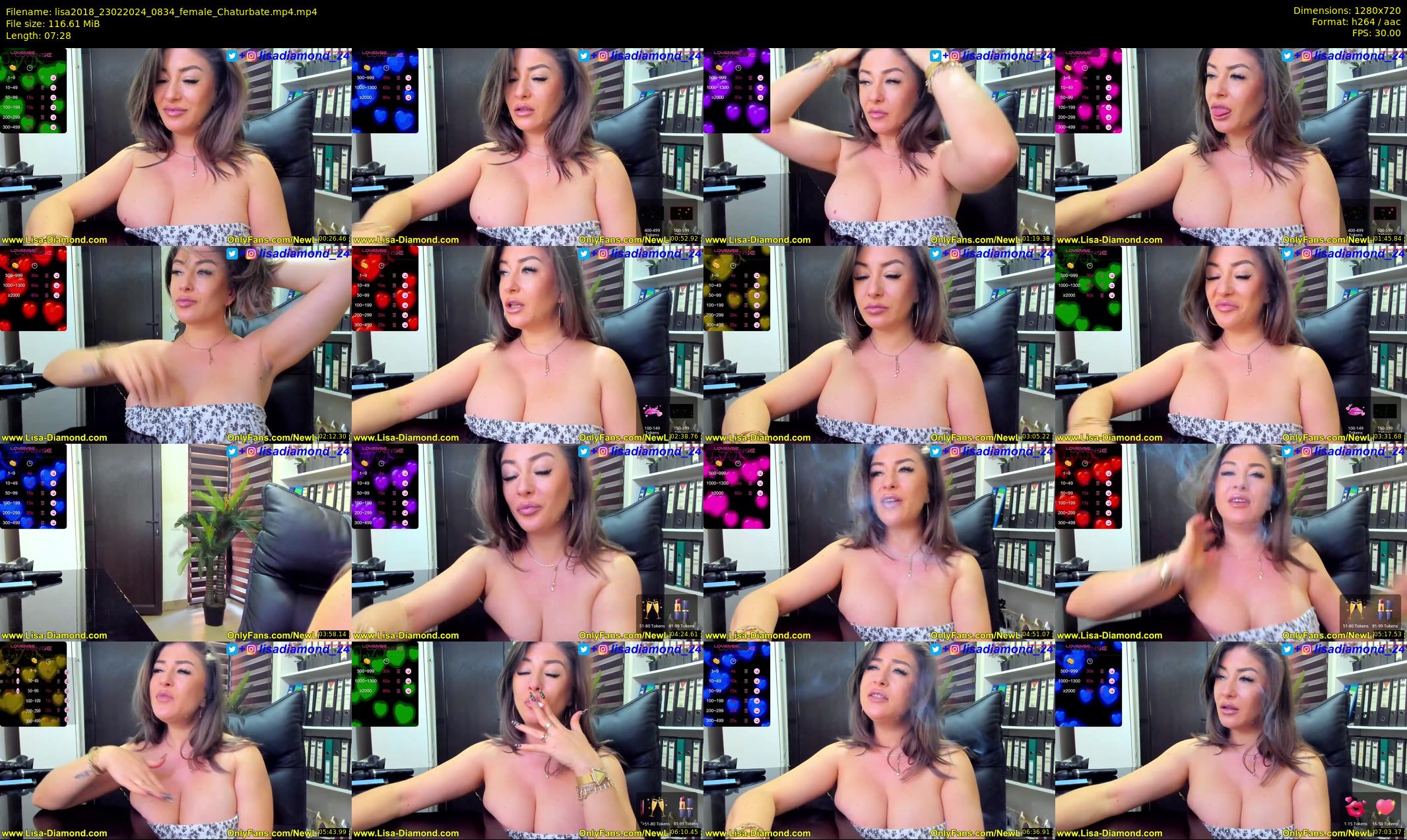 lisa2018 — 8 minute Chaturbate female cam show recording, 720p, Feb 23, 2024