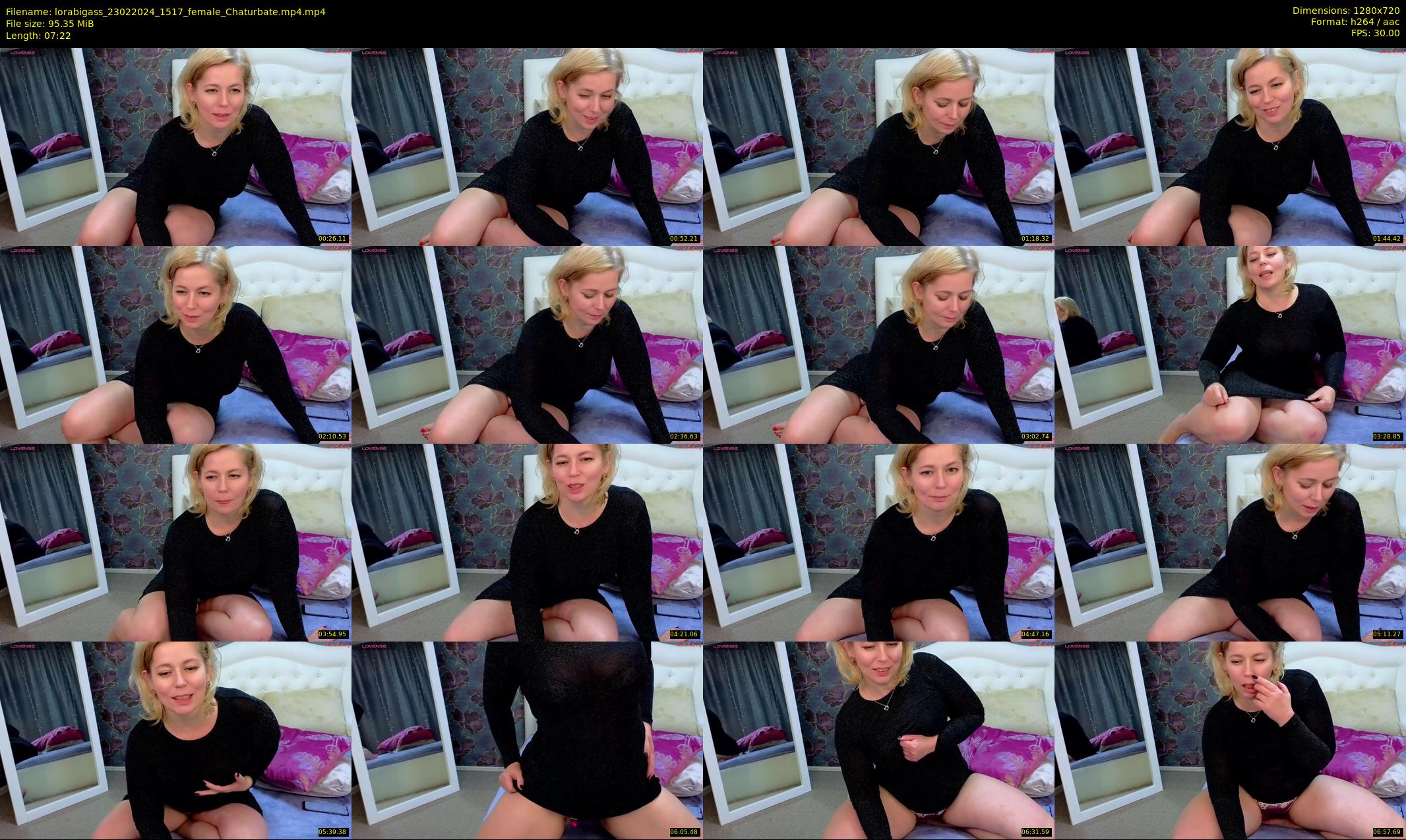 lorabigass — 8 minute Chaturbate female cam show recording, 720p, Feb 23, 2024