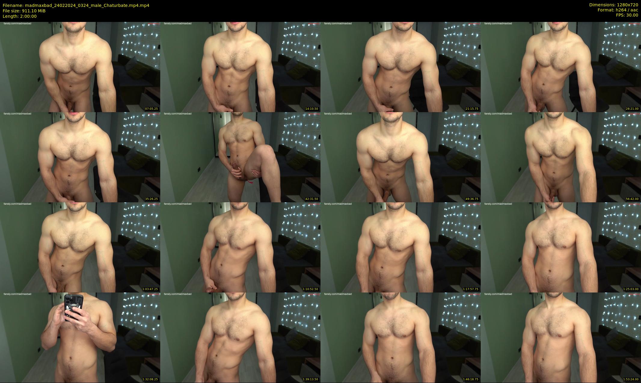 madmaxbad — 120 minute Chaturbate male cam show recording, 720p, Feb 24, 2024