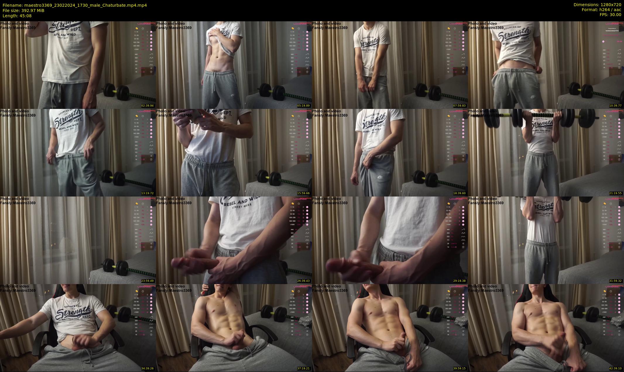 maestro3369 — 46 minute Chaturbate male cam show recording, 720p, Feb 23, 2024