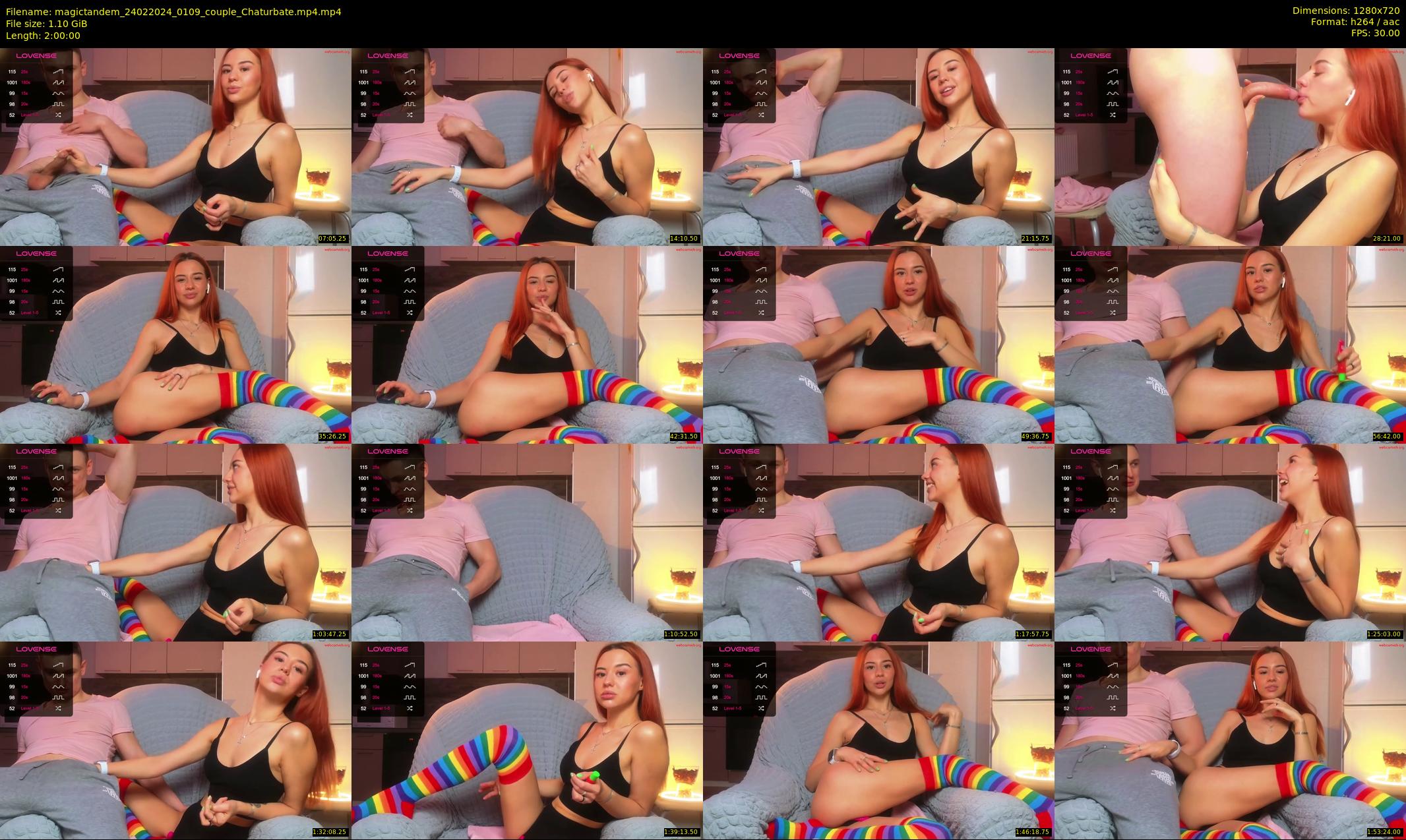 magictandem — 120 minute Chaturbate couple cam show recording, 720p, Feb 24, 2024