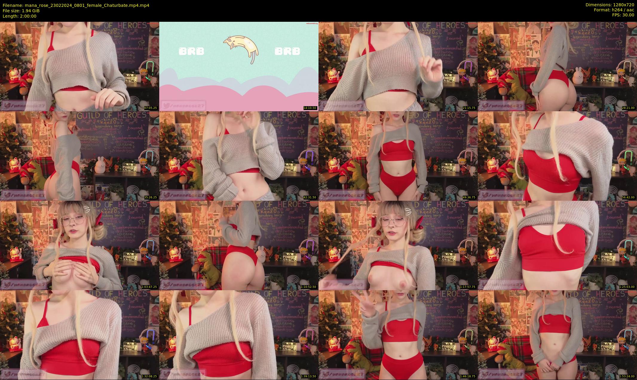 mana_rose — 120 minute Chaturbate female cam show recording, 720p, Feb 23, 2024