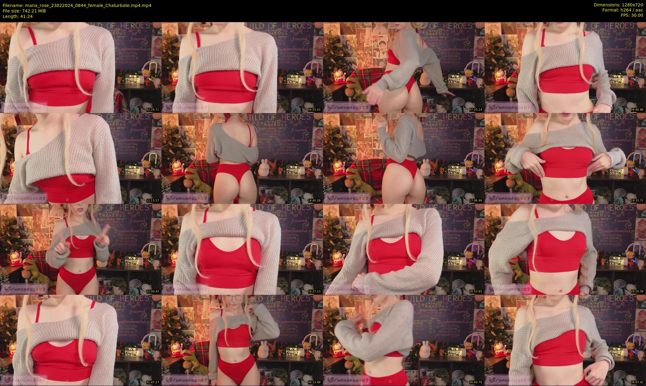mana_rose — 42 minute Chaturbate female cam show recording, 720p, Feb 23, 2024